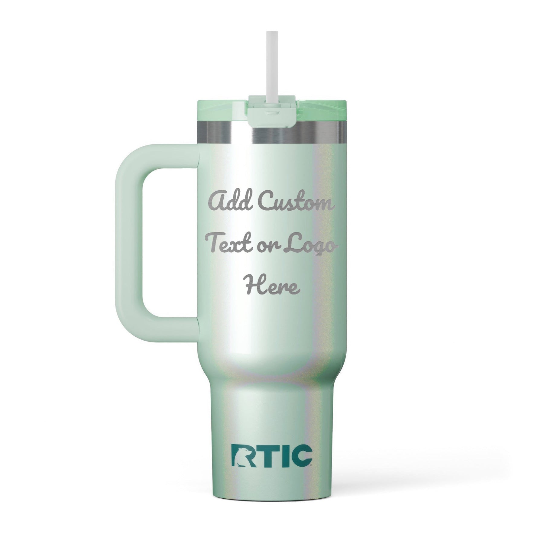 Fresh Mint Glitter | 3663 | Add Custom Text or Logo Here