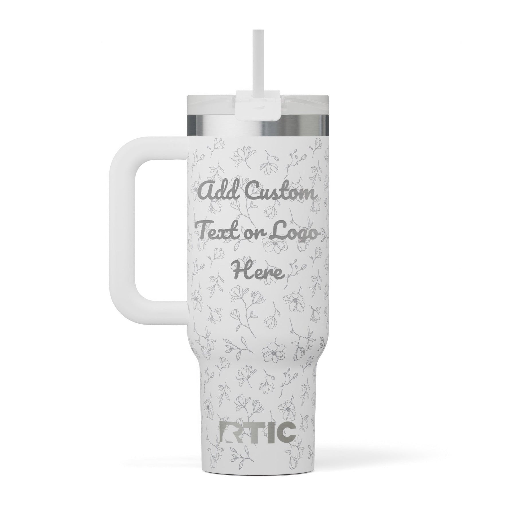 White Magnolias | 3940 | Add Custom Text or Logo Here
