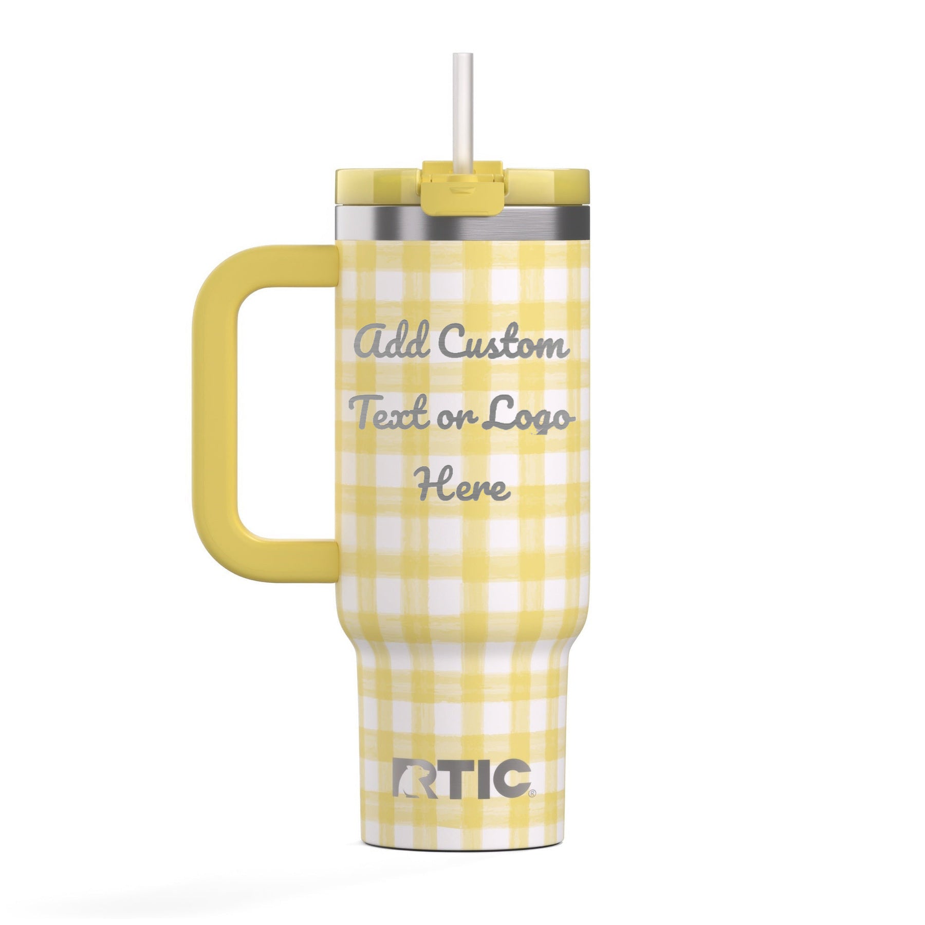 Sunlight Gingham | 4692 | Add Custom Text or Logo Here