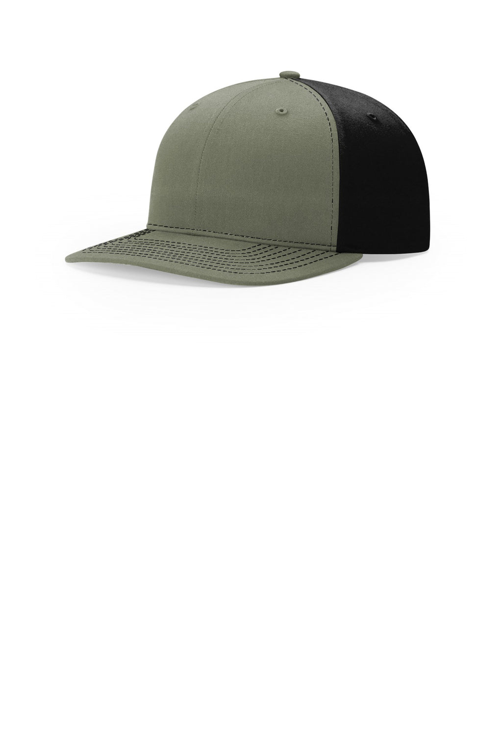 Custom Loden/ Black Solid Twill Trucker 312, personalized by SanCanDo Swag in Argyle, TX
