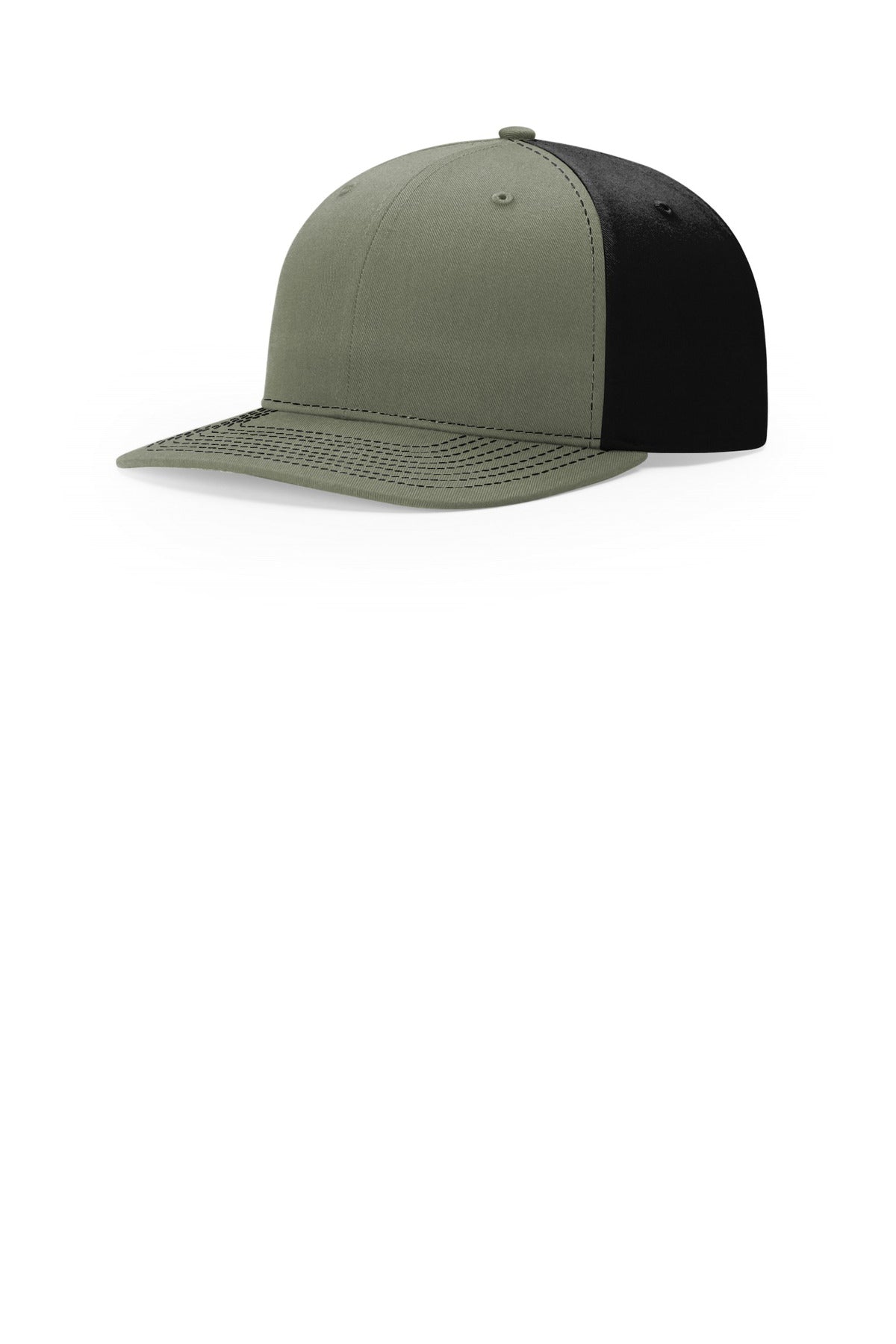 Custom Loden/ Black Solid Twill Trucker 312, personalized by SanCanDo Swag in Argyle, TX