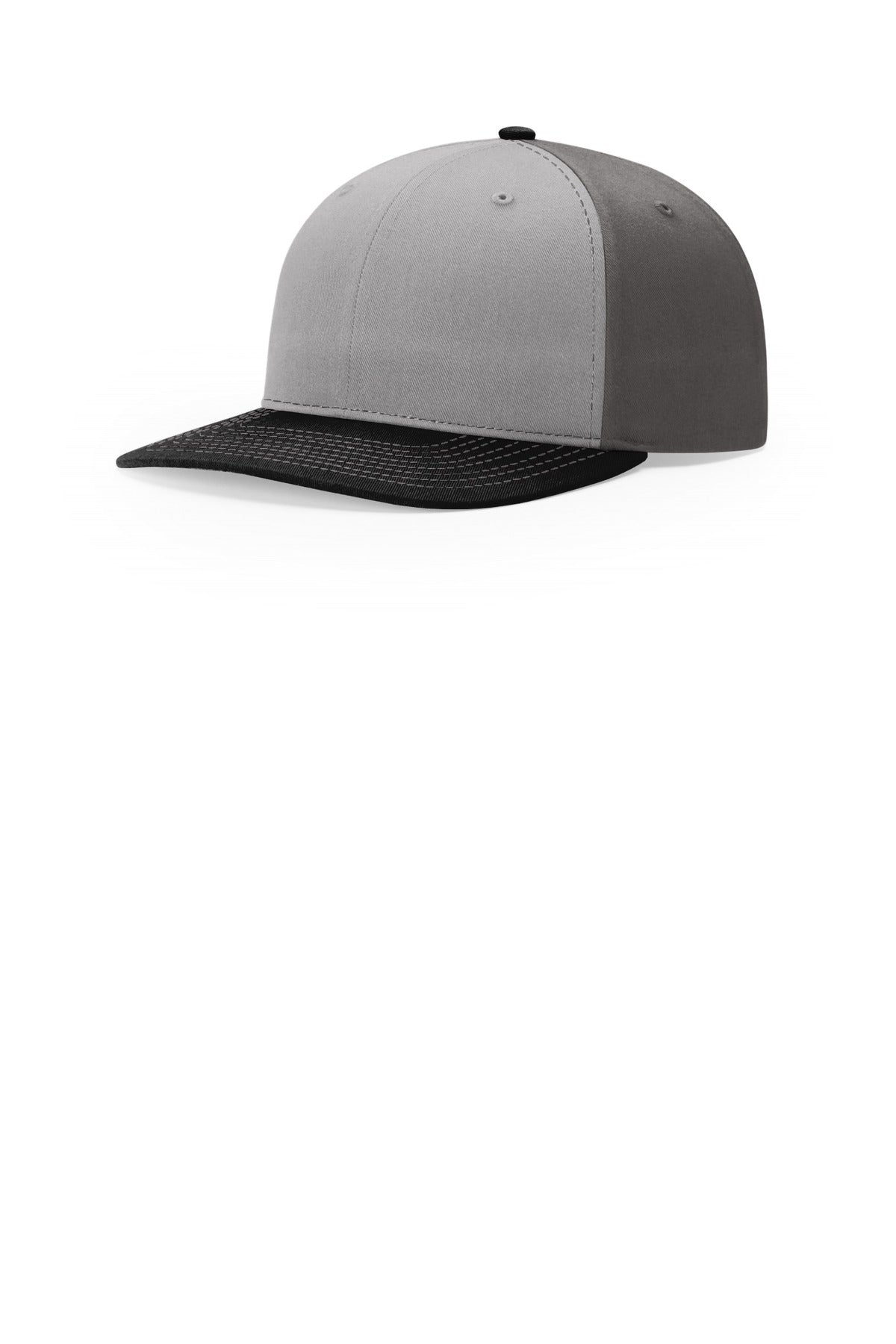 Custom Grey/ Charcoal/ Black Solid Twill Trucker 312, personalized by SanCanDo Swag in Argyle, TX