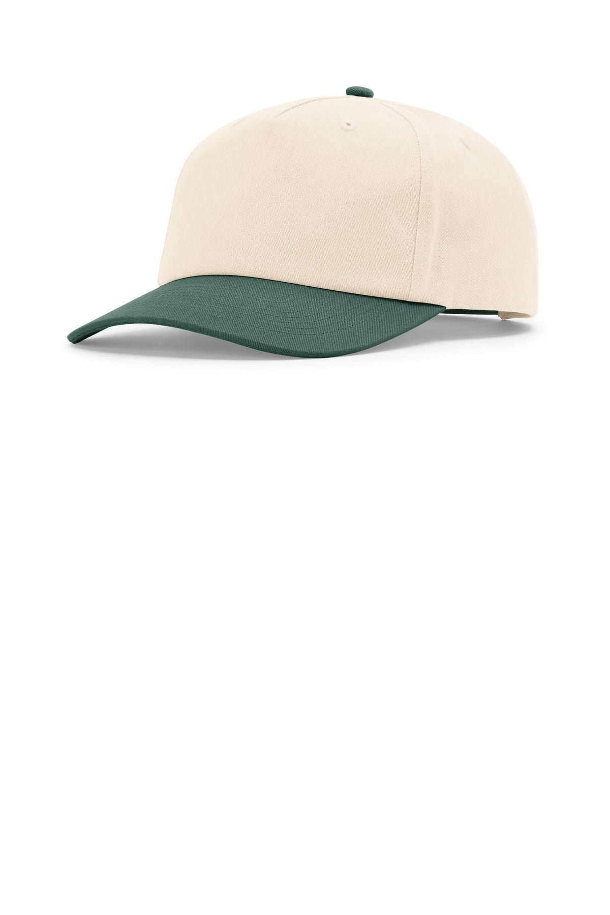 Custom Cream/ Cream/ Dark Green 5-Panel Relaxed Gramps 356, personalized by SanCanDo Swag in Argyle, TX