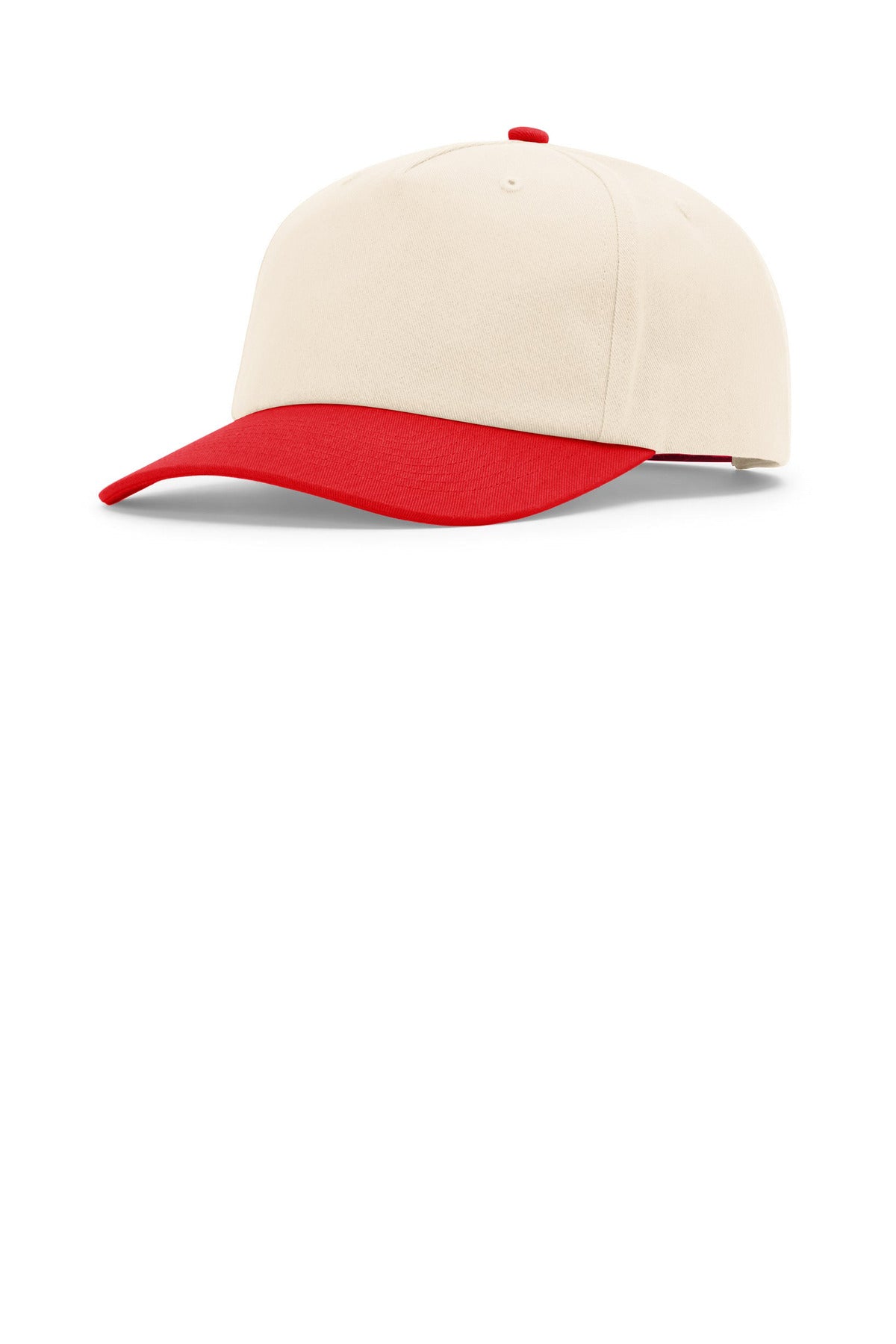 Custom Cream/ Cream/ Red 5-Panel Relaxed Gramps 356, personalized by SanCanDo Swag in Argyle, TX