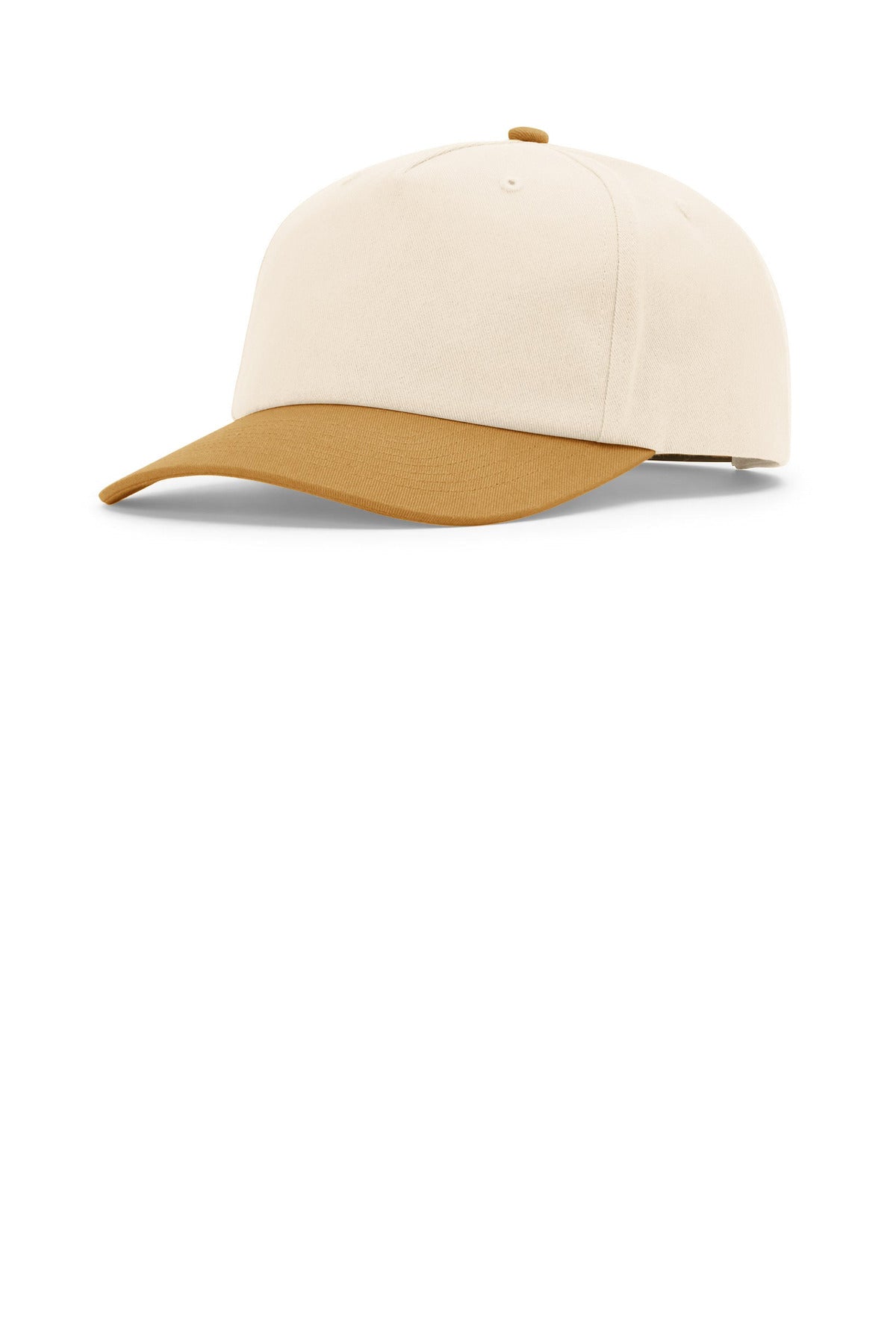 Custom Cream/ Cream/ Wheat 5-Panel Relaxed Gramps 356, personalized by SanCanDo Swag in Argyle, TX