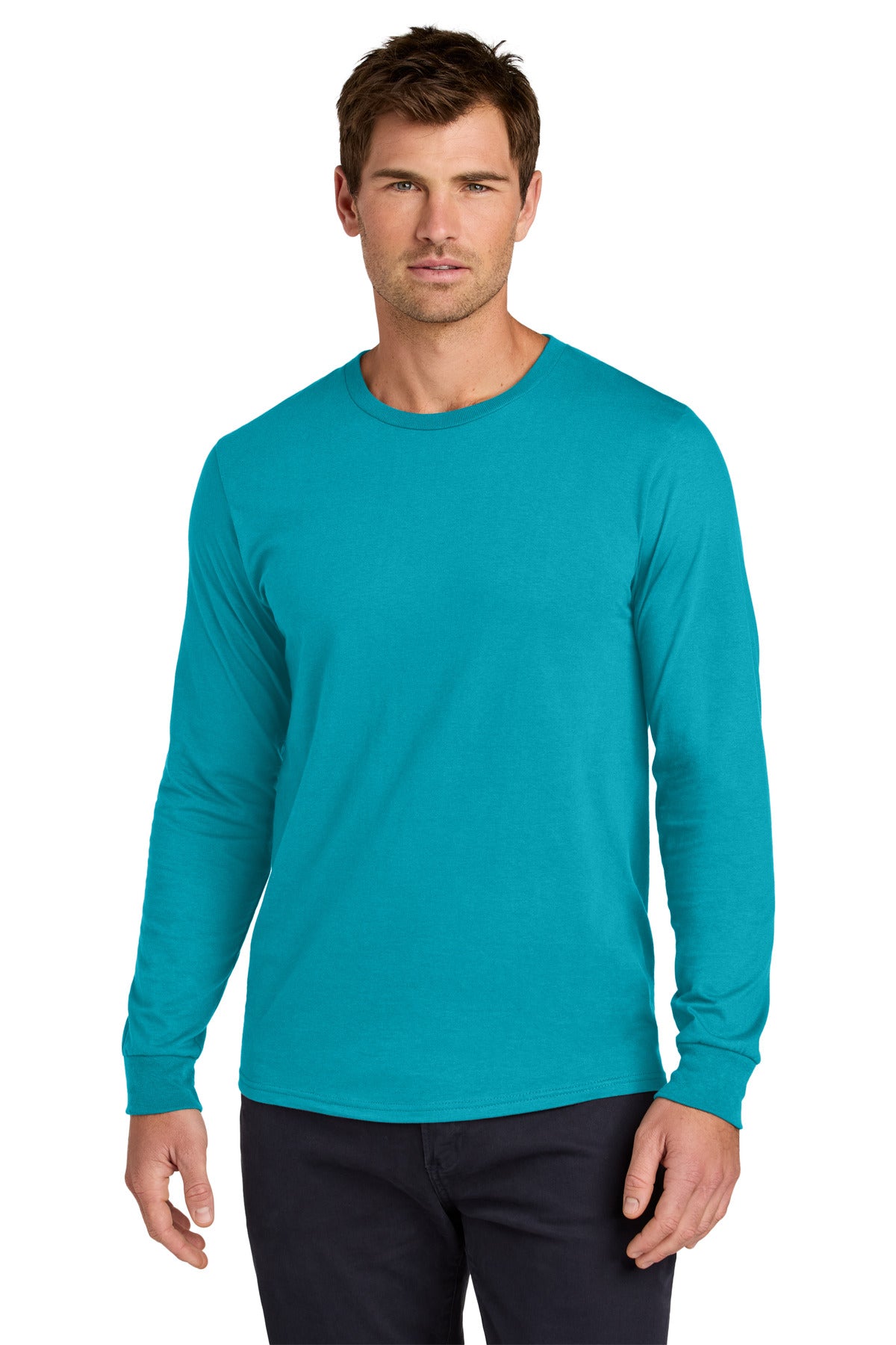 Custom California Blue Classics Unisex Cotton Long Sleeve Tee 363L, personalized by SanCanDo Swag in Argyle, TX