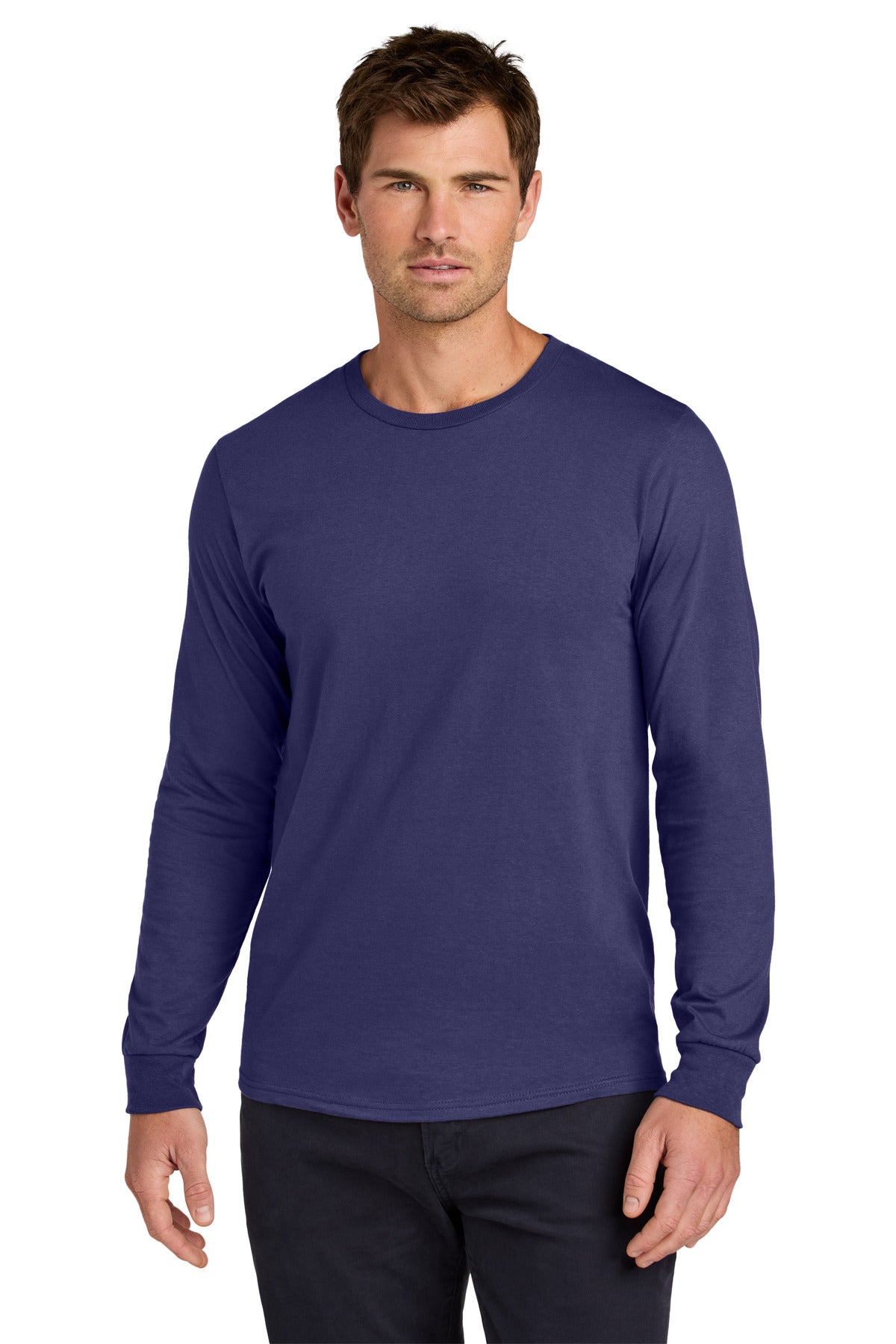 Custom Deep Purple Classics Unisex Cotton Long Sleeve Tee 363L, personalized by SanCanDo Swag in Argyle, TX