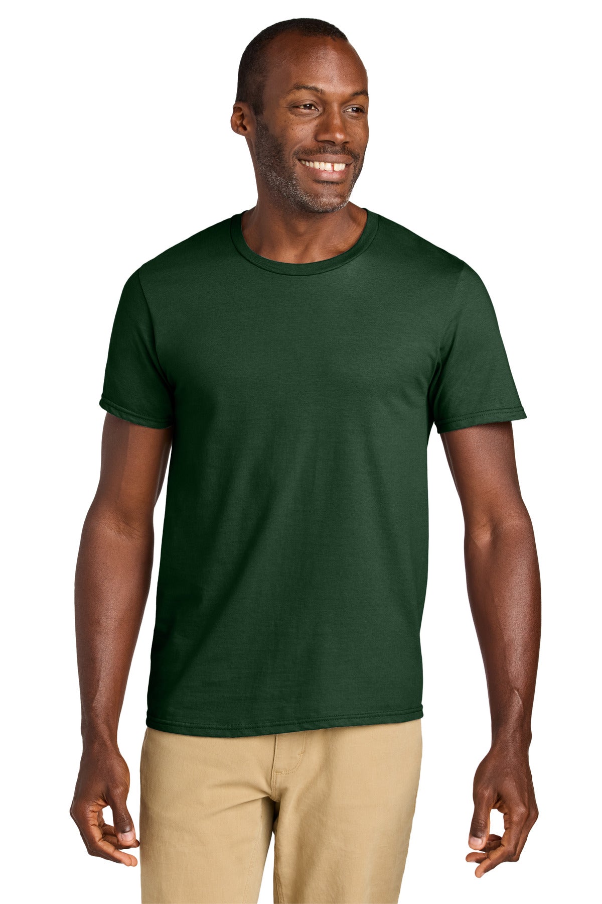 Custom Forest Green Classics Unisex Cotton Tee 363M, personalized by SanCanDo Swag in Argyle, TX
