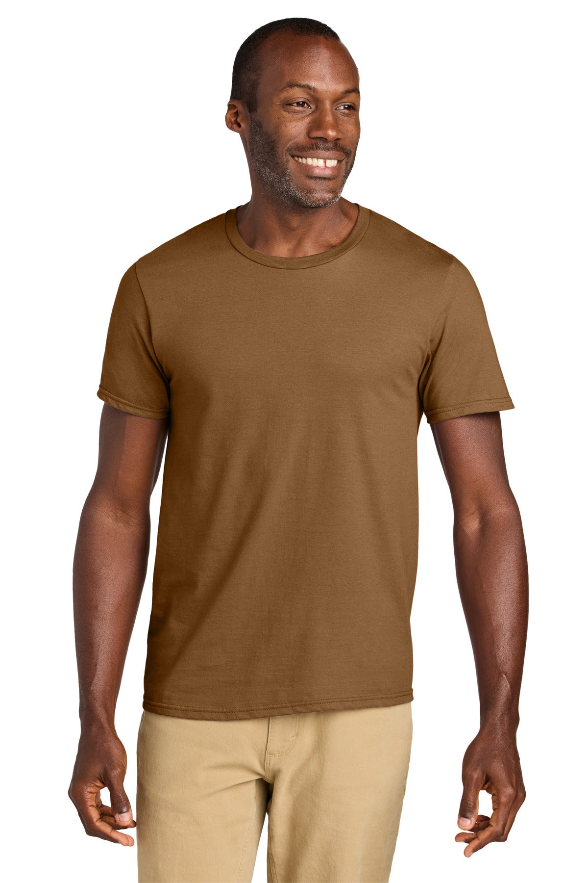Custom Golden Pecan Classics Unisex Cotton Tee 363M, personalized by SanCanDo Swag in Argyle, TX