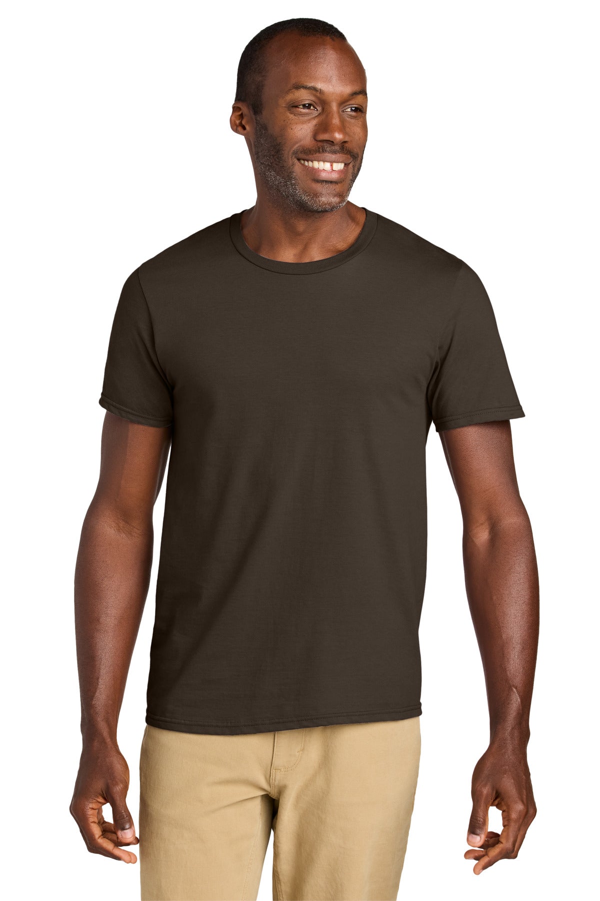 Custom Chocolate Classics Unisex Cotton Tee 363M, personalized by SanCanDo Swag in Argyle, TX