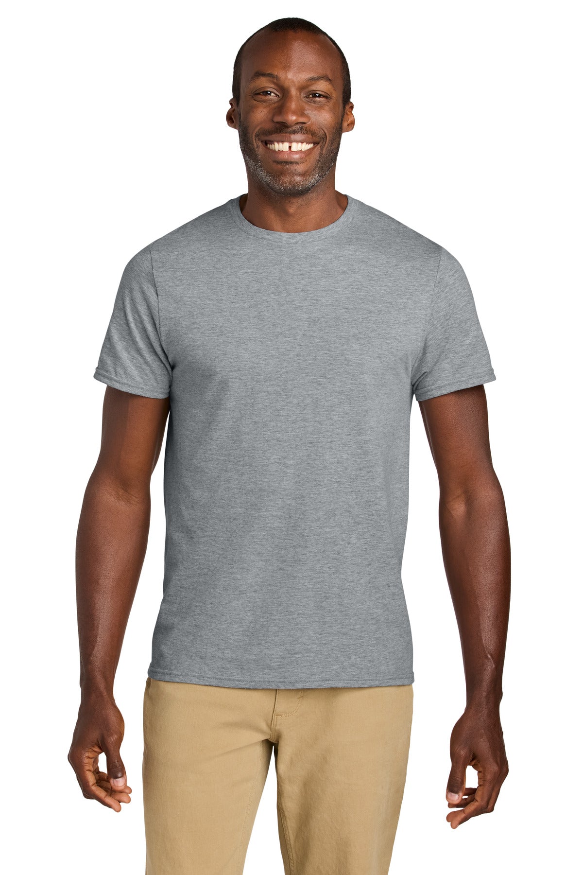 Custom Athletic Heather Classics Unisex Cotton Tee 363M, personalized by SanCanDo Swag in Argyle, TX