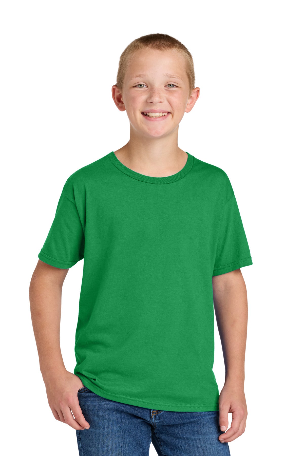 Custom Kelly Classics Youth Cotton Tee 363Y, personalized by SanCanDo Swag in Argyle, TX