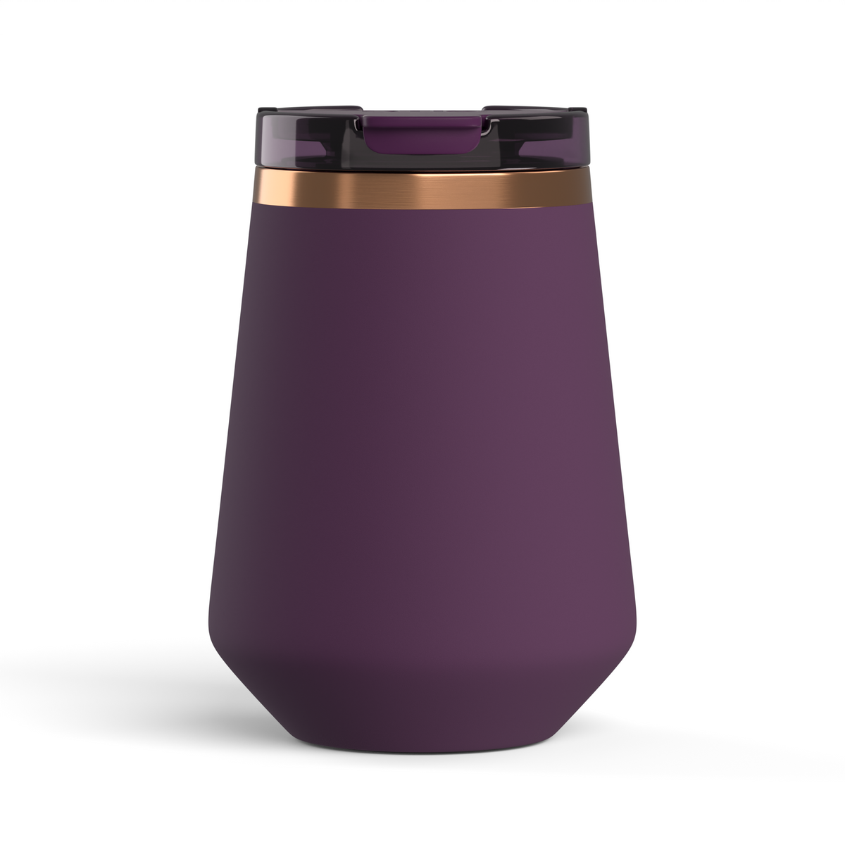 Custom RTIC 12 oz Happy Hour Wine Tumbler in Plum, personalized by SanCanDo Swag in Argyle, TX