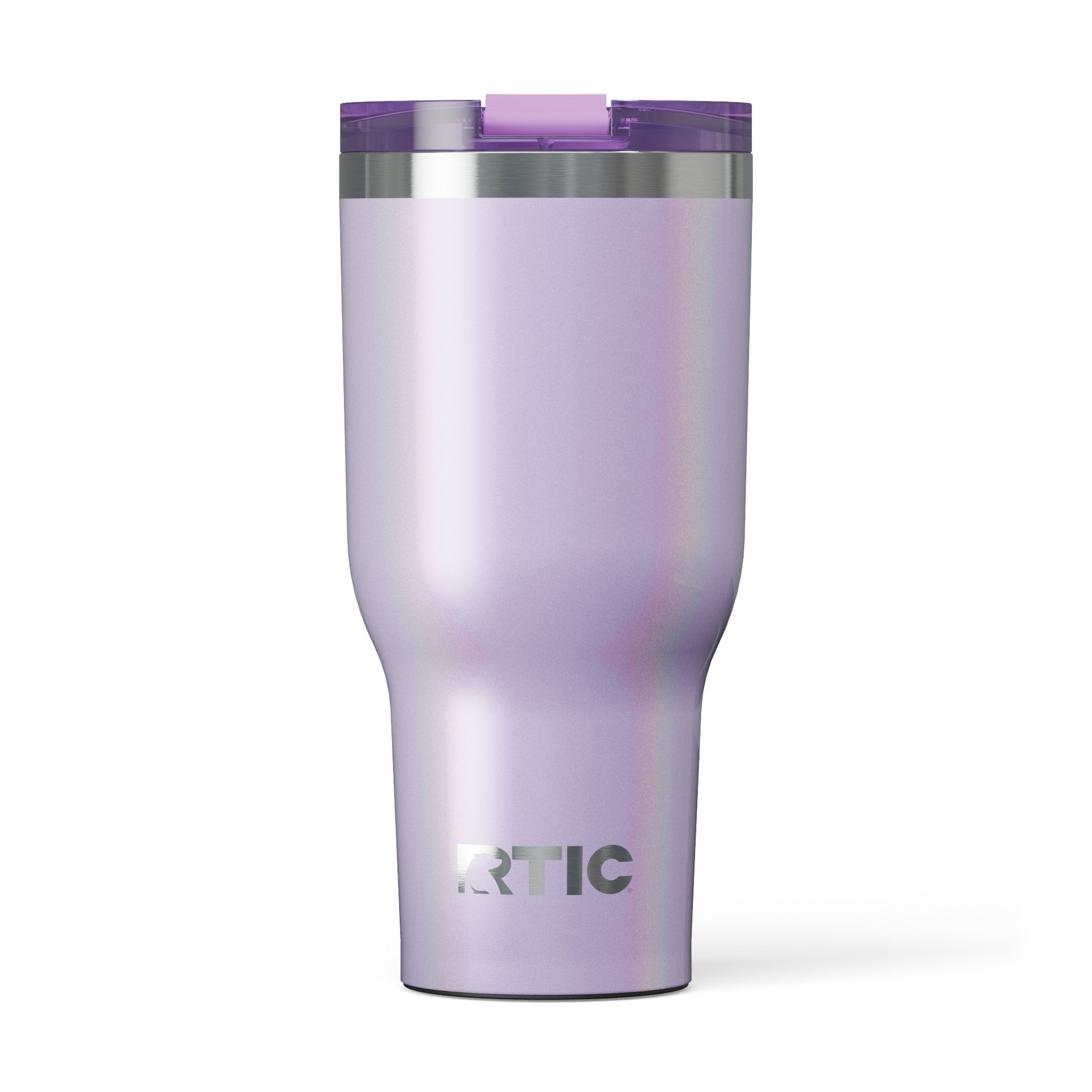 Custom Lavender Glitter RTIC 40 oz Essential Tumbler, personalized by SanCanDo Swag in Argyle, TX