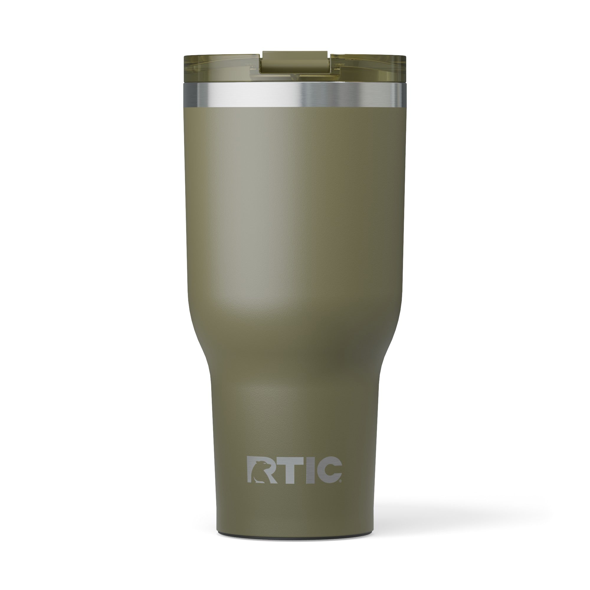 Custom Olive RTIC 40 oz Essential Tumbler, personalized by SanCanDo Swag in Argyle, TX