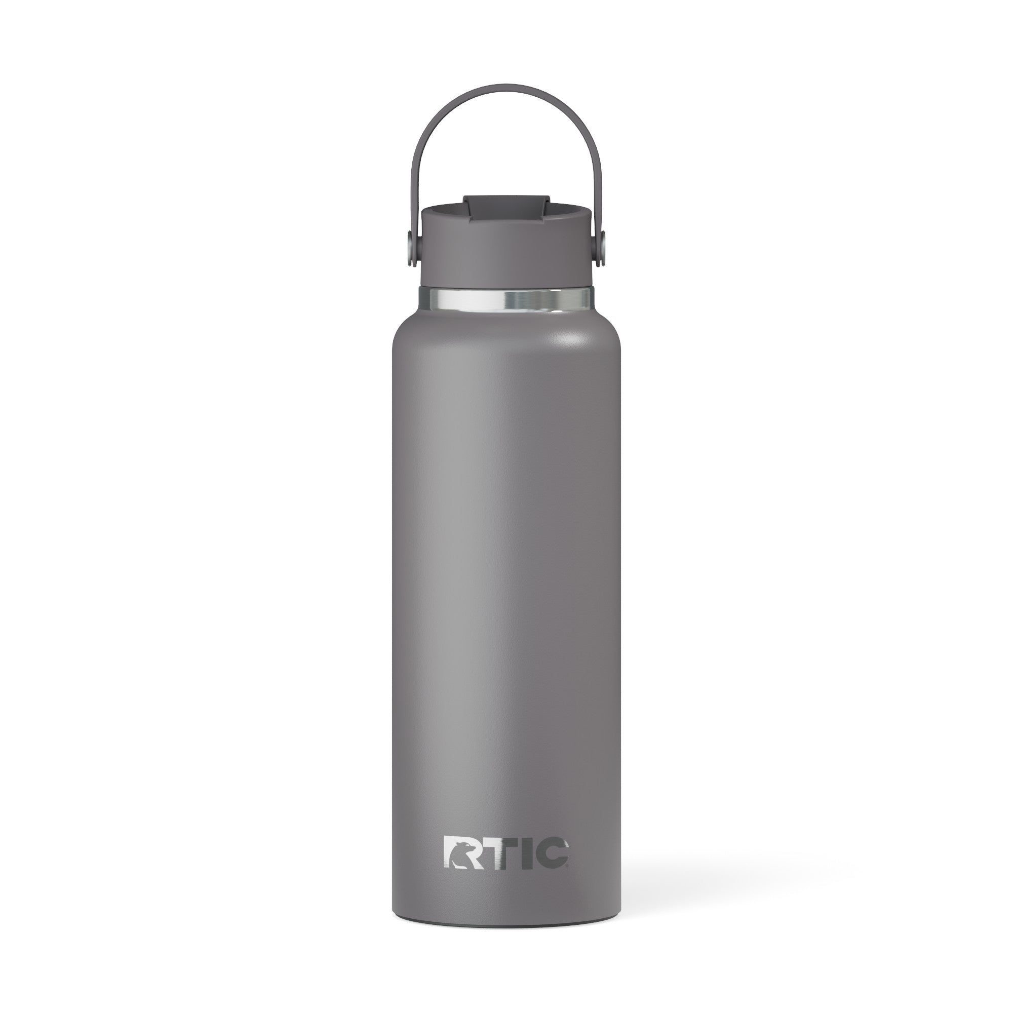 Custom Graphite RTIC 40 oz Outback Bottle, personalized by SanCanDo Swag in Argyle, TX