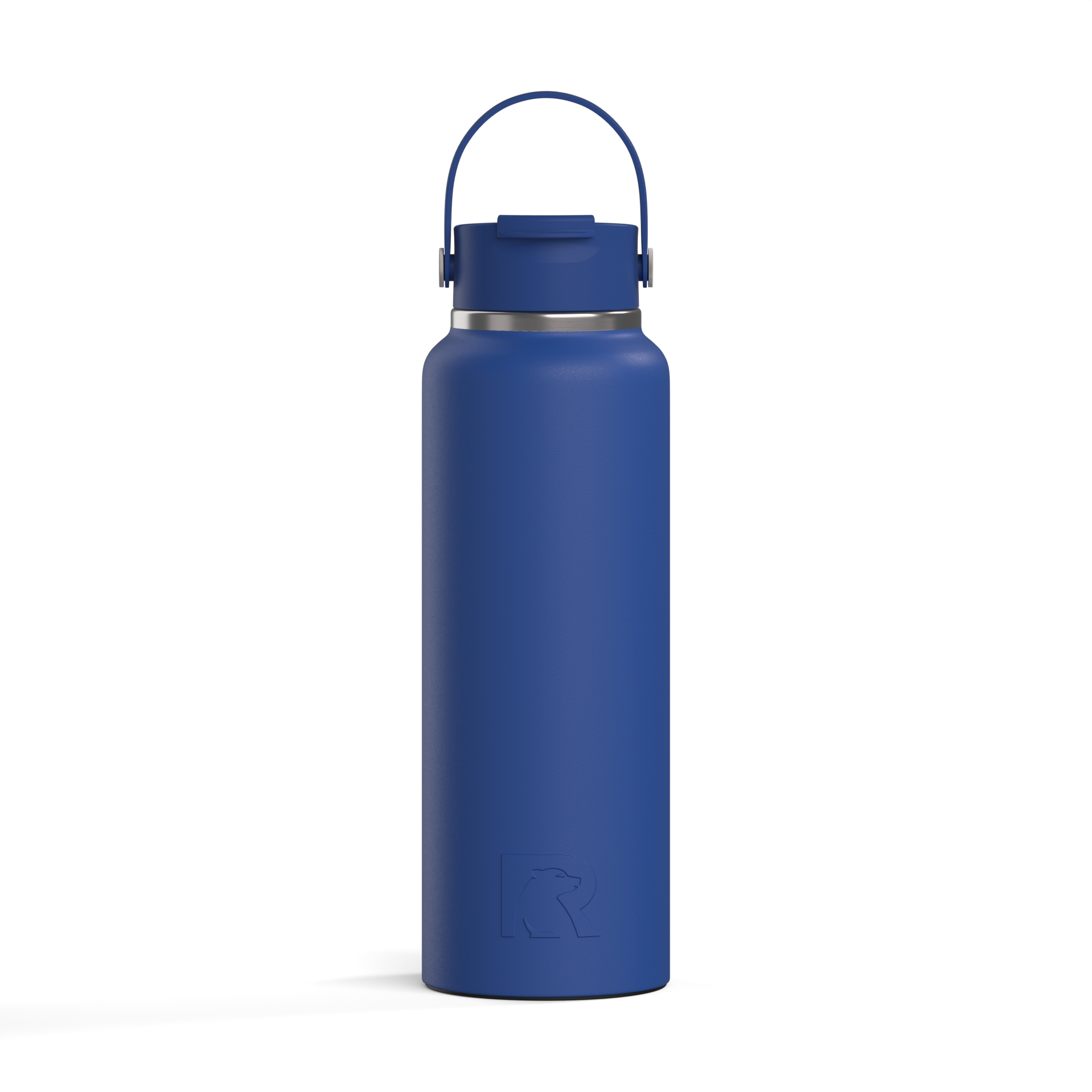 Custom Cobalt RTIC 40 oz Outback Bottle, personalized by SanCanDo Swag in Argyle, TX