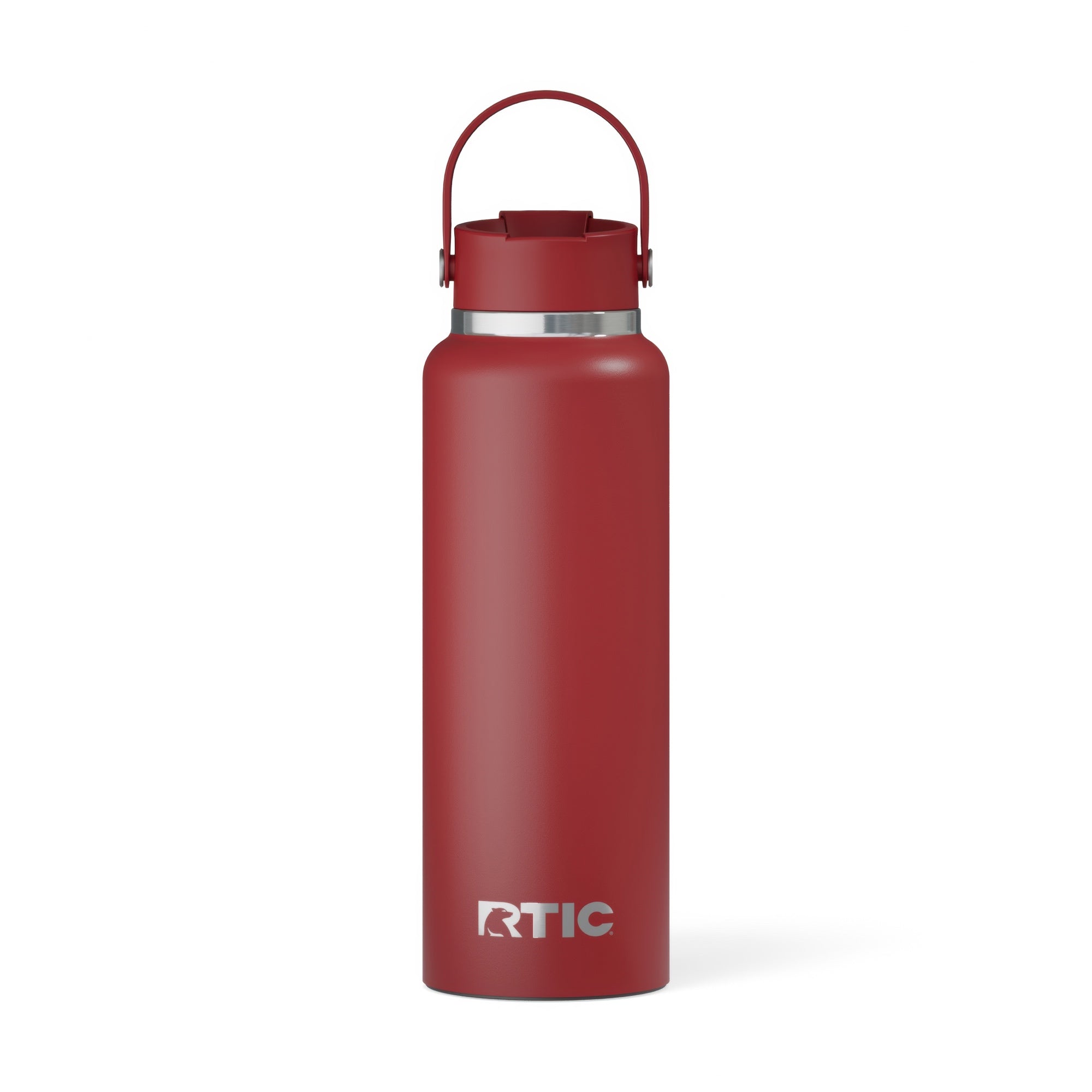 Custom Black Cherry RTIC 40 oz Outback Bottle, personalized by SanCanDo Swag in Argyle, TX