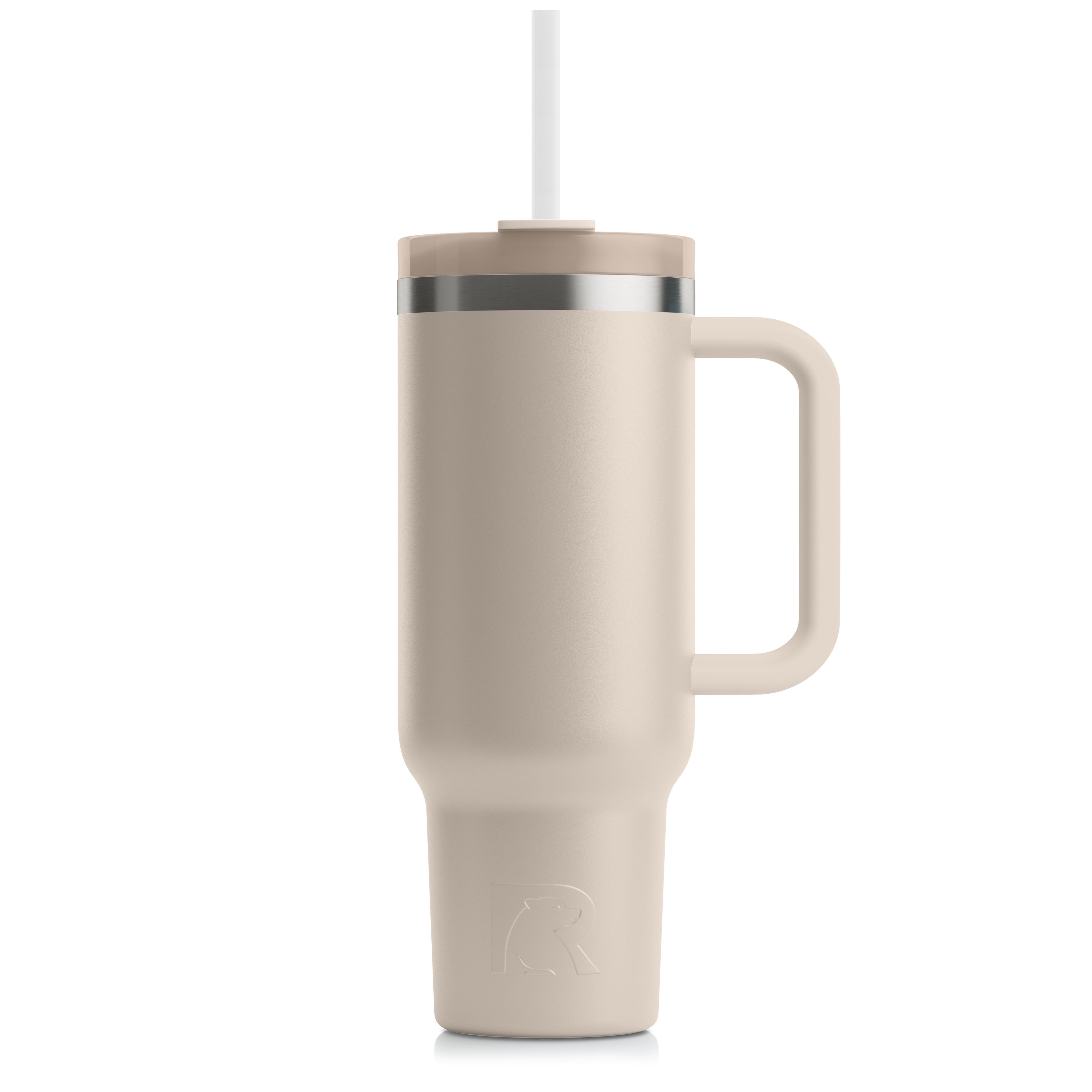 Custom Beach RTIC 40 oz Road Trip Tumbler, personalized by SanCanDo Swag in Argyle, TX