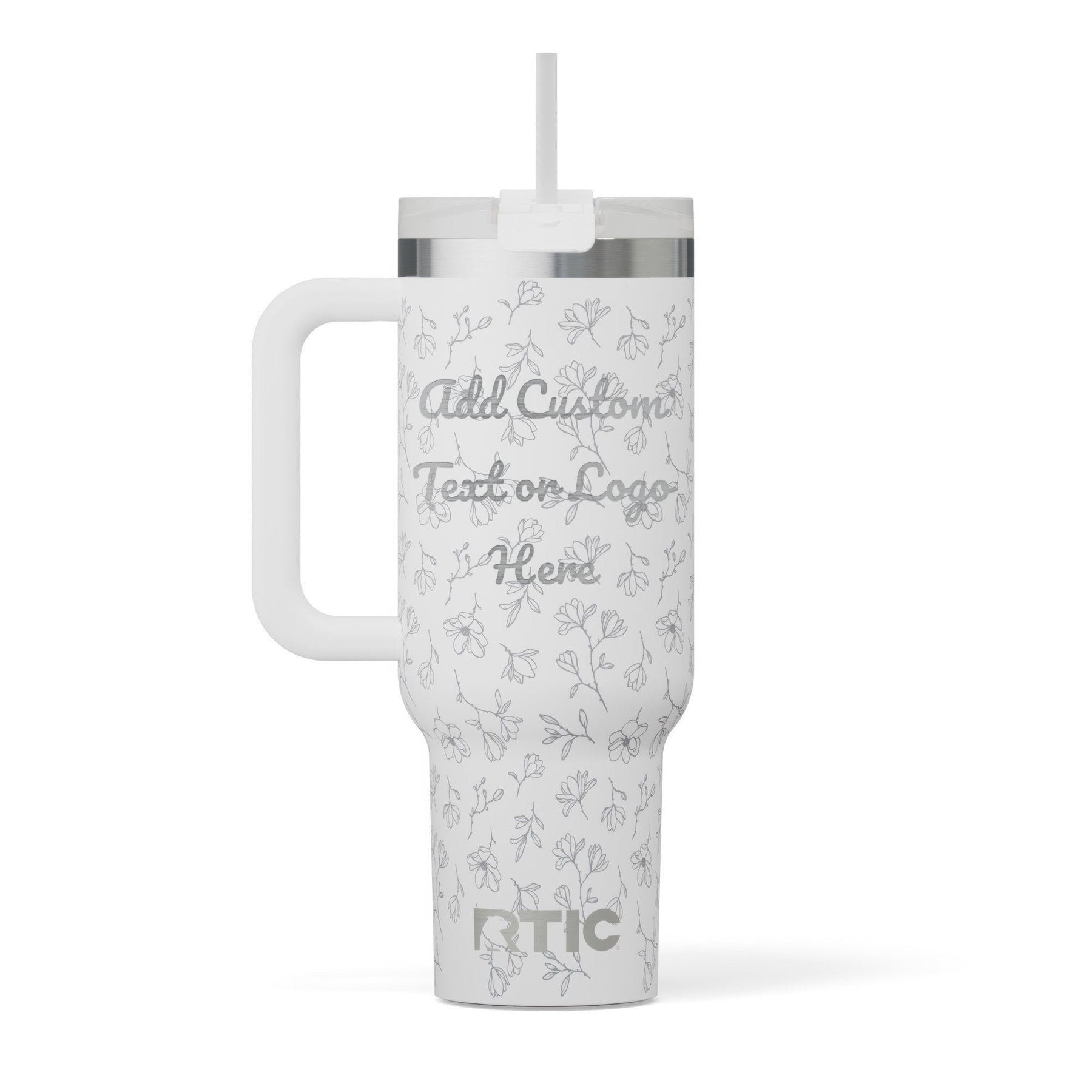 White Magnolias | 3943 | Add Custom Text or Logo Here