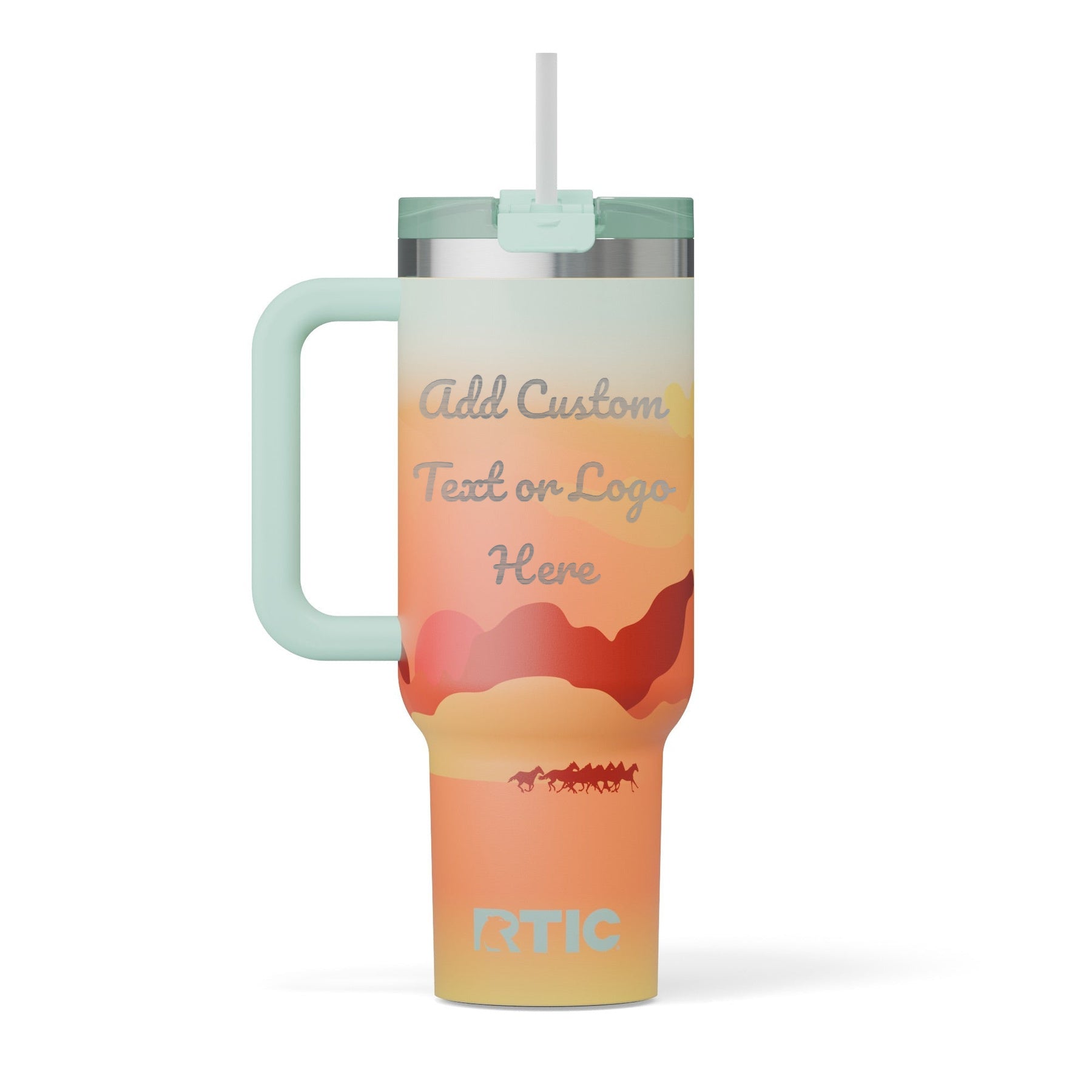 Desert Sunset | 3991 | Add Custom Text or Logo Here