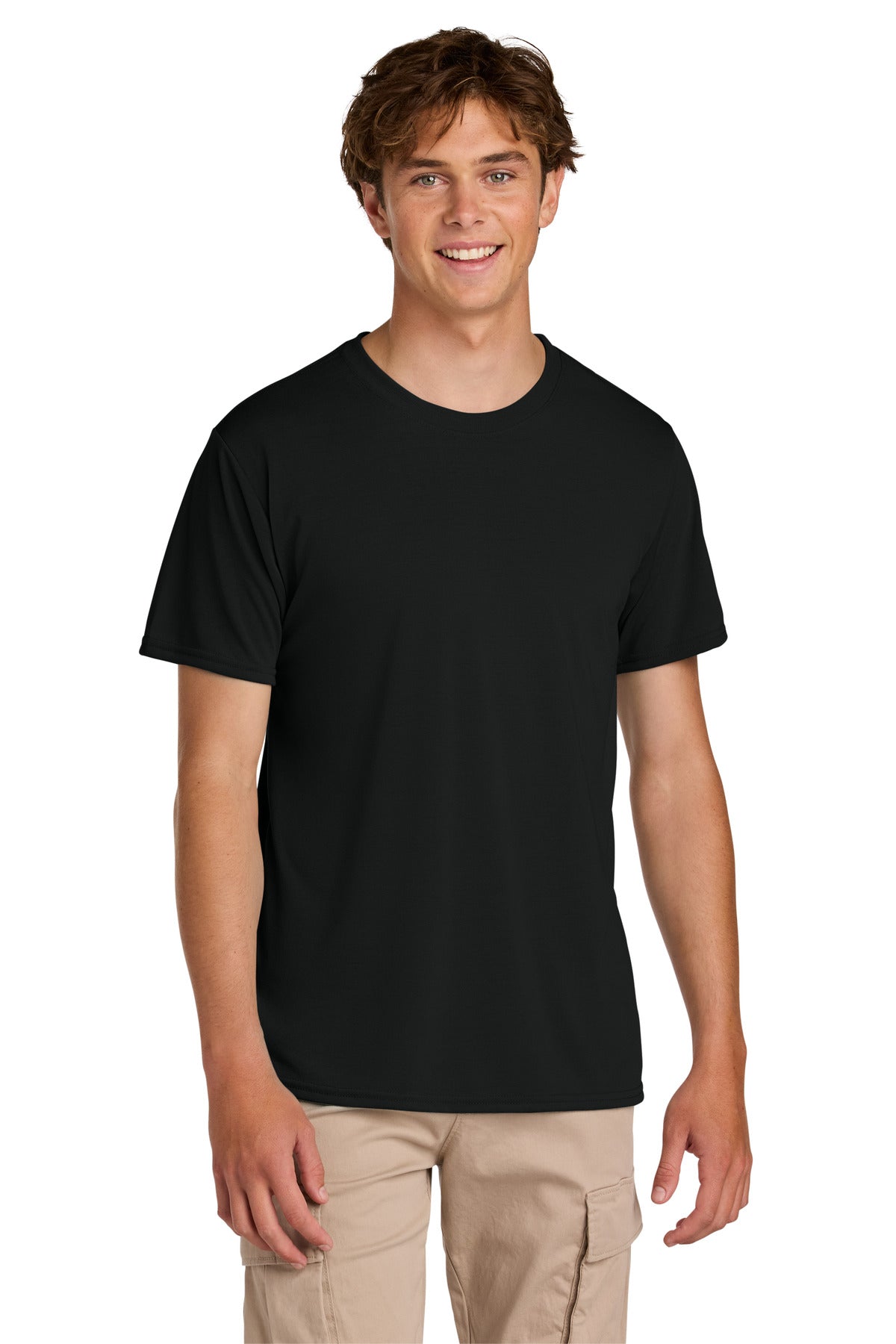 Custom Black Gildan Performance Tee 42000, personalized by SanCanDo Swag in Argyle, TX