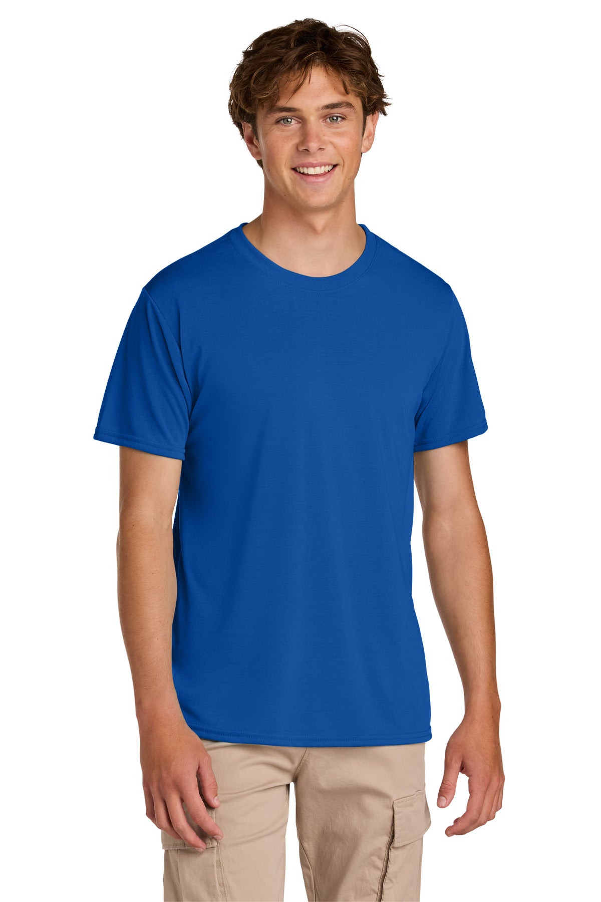 Custom Royal Gildan Performance Tee 42000, personalized by SanCanDo Swag in Argyle, TX
