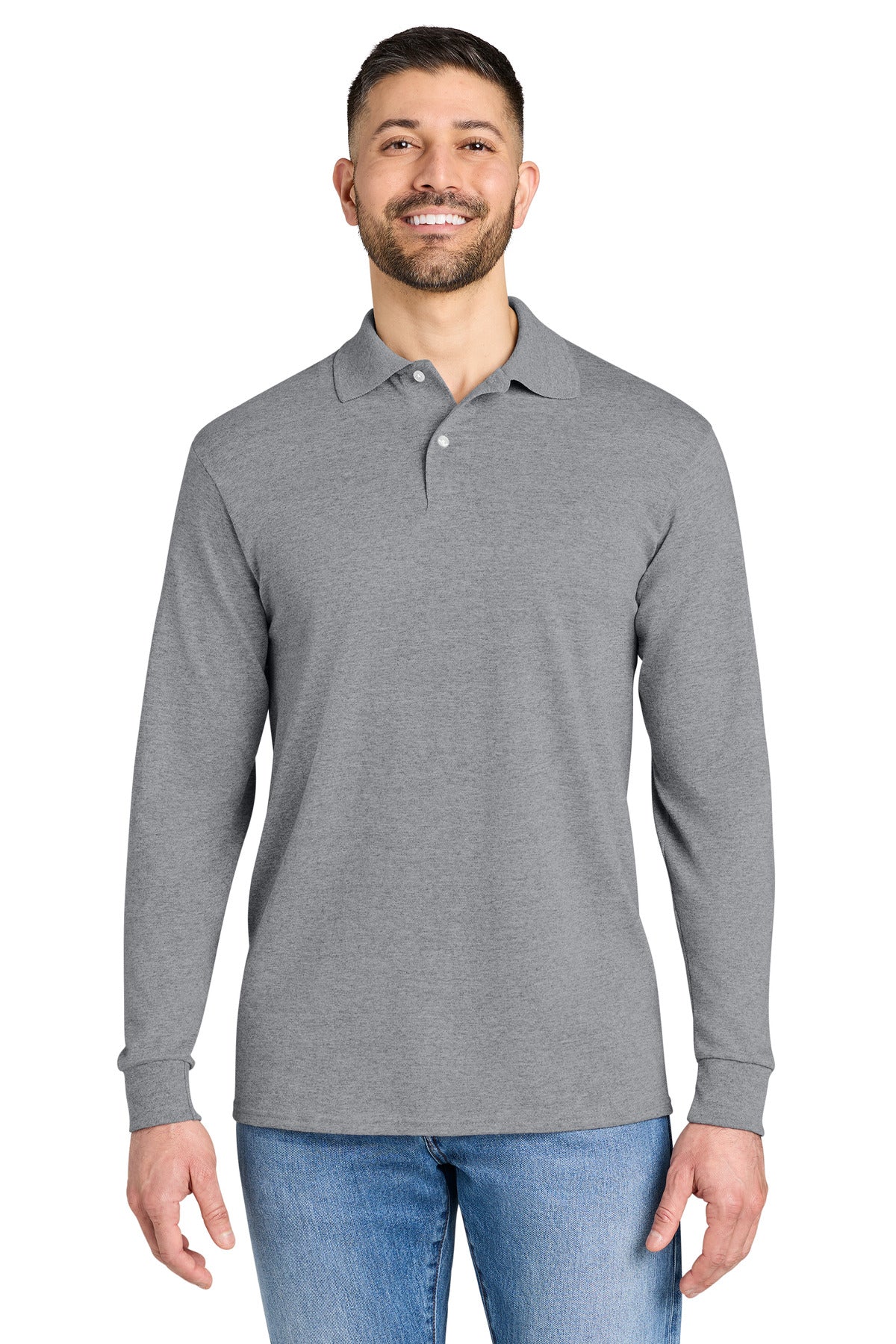 Custom Oxford Dri-Power Long Sleeve Sport Shirt 437LS, personalized by SanCanDo Swag in Argyle, TX
