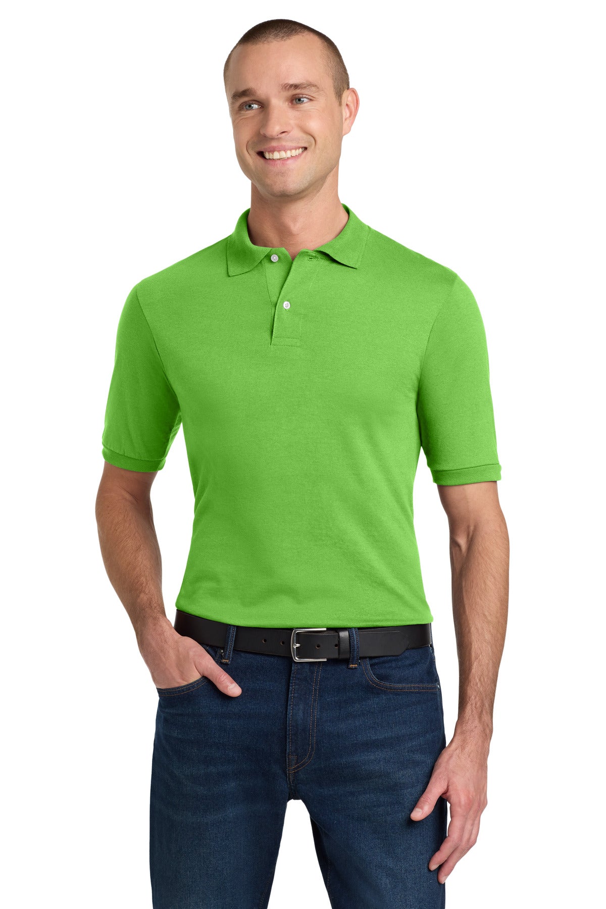 Custom Kiwi Dri-Power Sport Shirt 437M, personalized by SanCanDo Swag in Argyle, TX