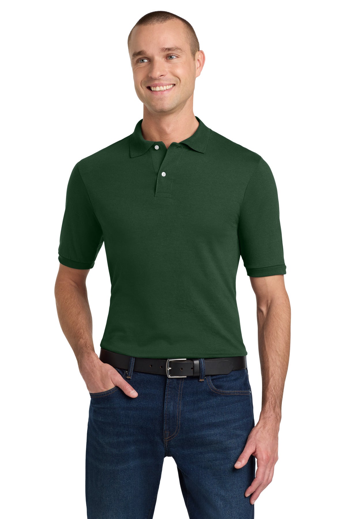 Custom Forest Dri-Power Sport Shirt 437M, personalized by SanCanDo Swag in Argyle, TX