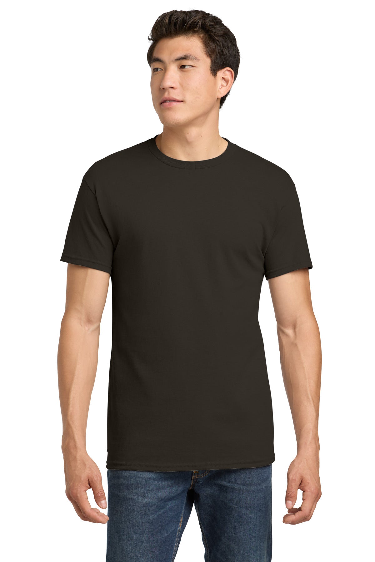 Custom Dark Chocolate Heavy Cotton Cotton Tee 5000, personalized by SanCanDo Swag in Argyle, TX