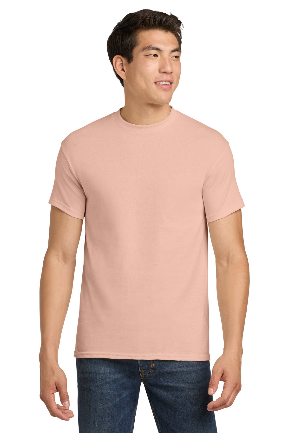 Custom Dusty Rose Heavy Cotton Cotton Tee 5000, personalized by SanCanDo Swag in Argyle, TX