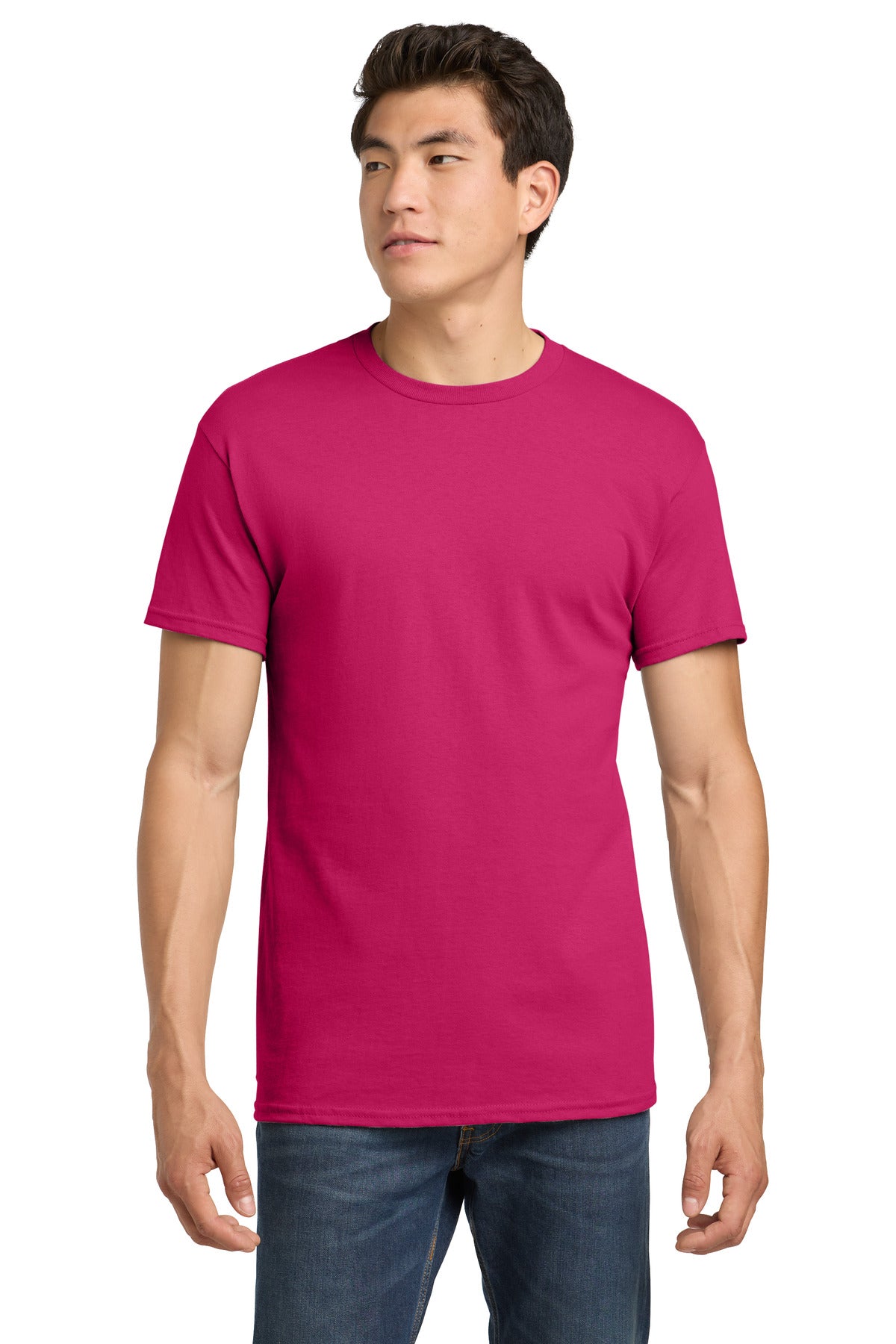 Custom Heliconia Heavy Cotton Cotton Tee 5000, personalized by SanCanDo Swag in Argyle, TX