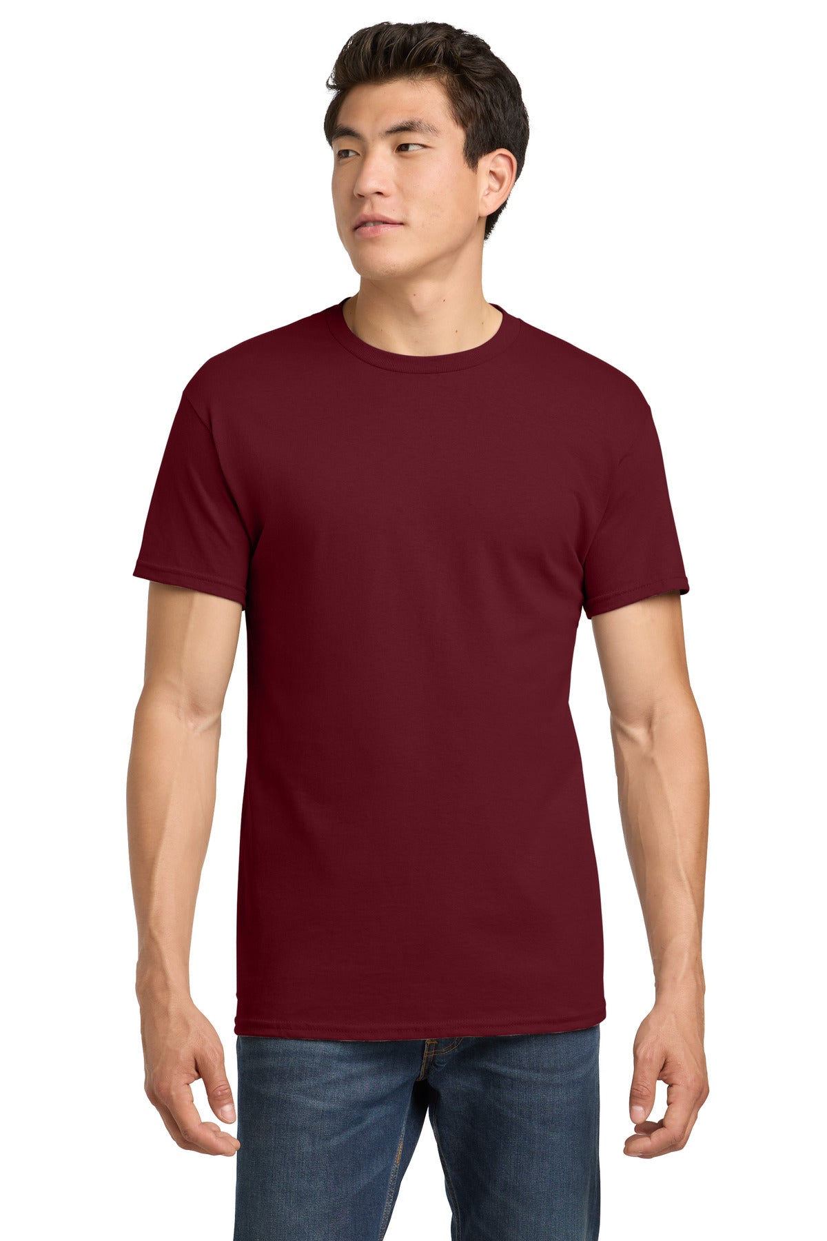Custom Garnet Heavy Cotton Cotton Tee 5000, personalized by SanCanDo Swag in Argyle, TX