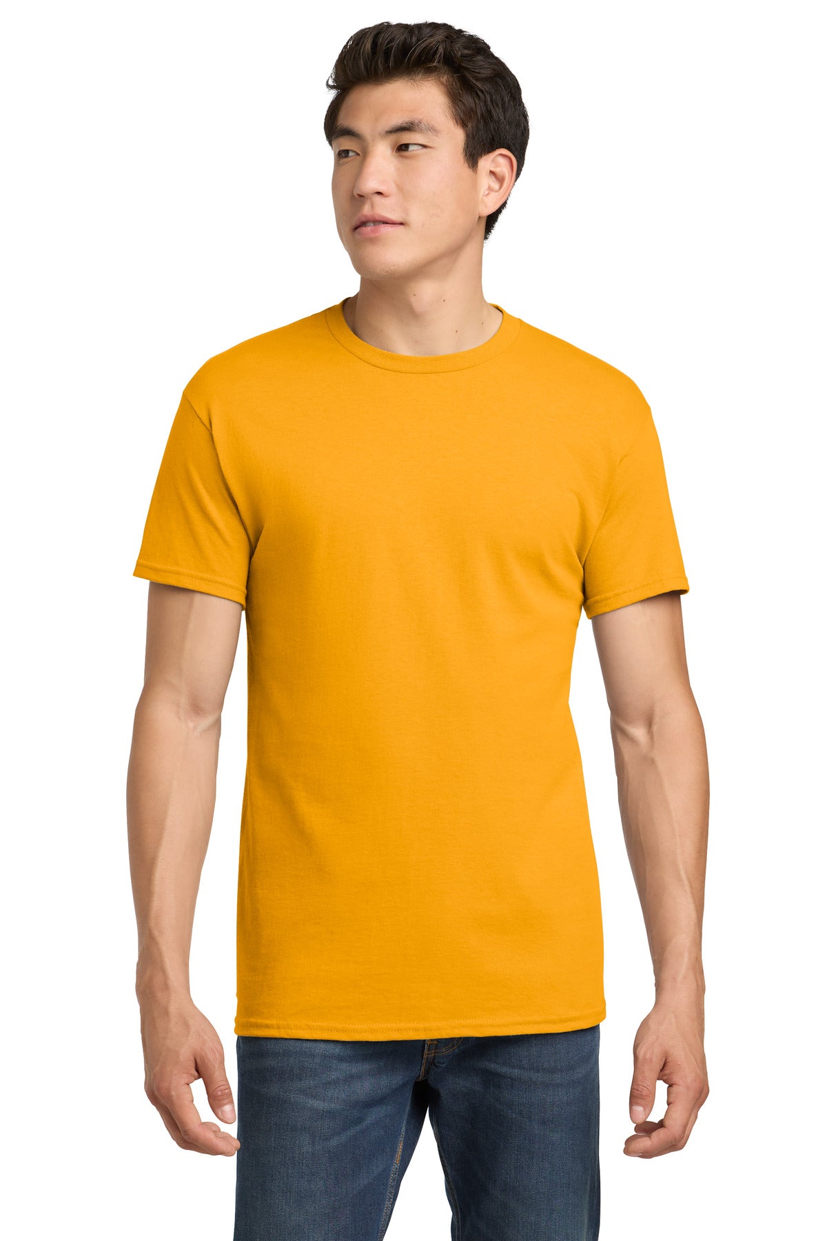 Custom Gold Heavy Cotton Cotton Tee 5000, personalized by SanCanDo Swag in Argyle, TX