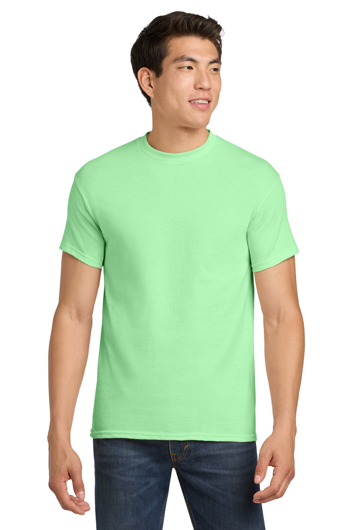 Custom Mint Green Heavy Cotton Cotton Tee 5000, personalized by SanCanDo Swag in Argyle, TX