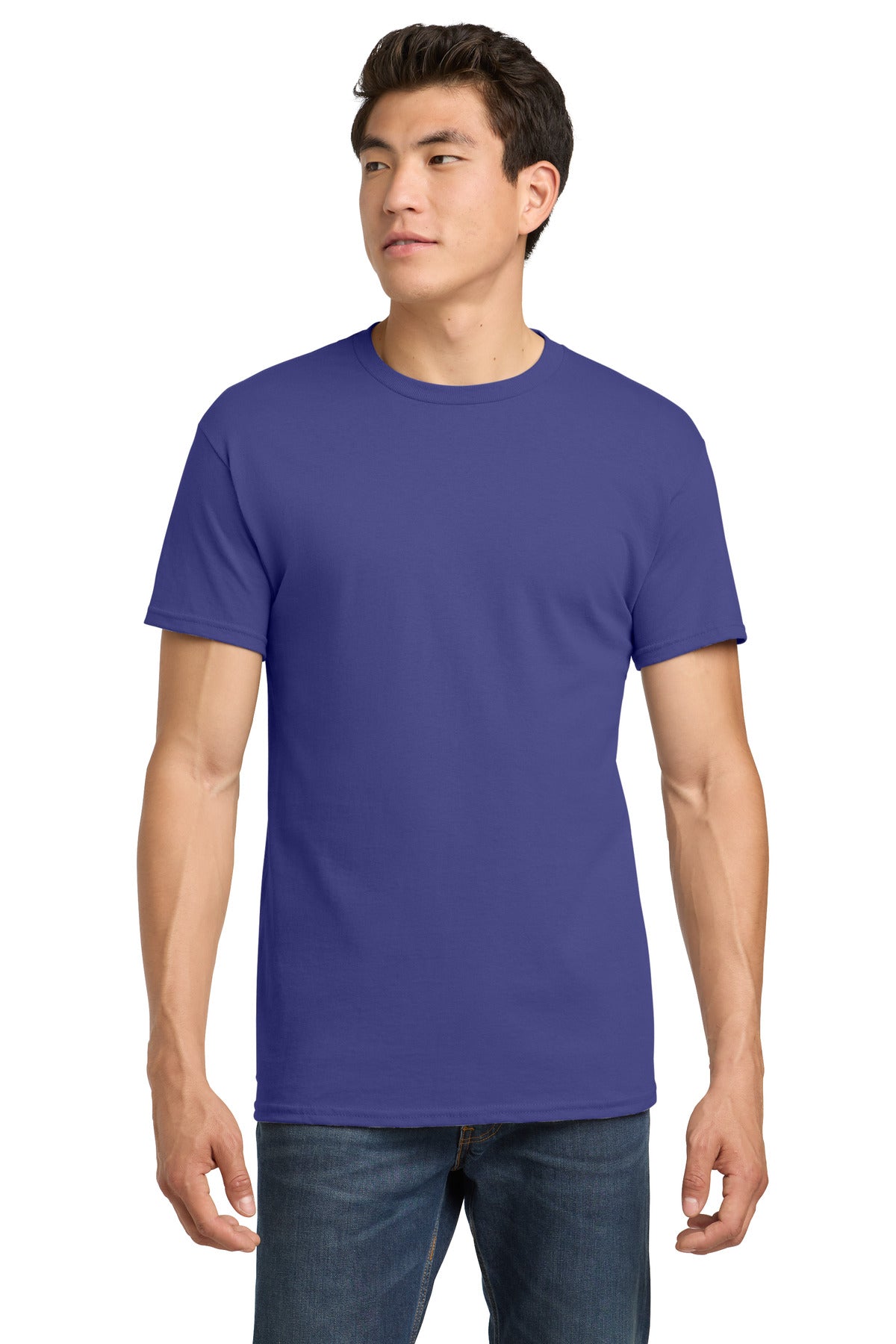 Custom Lilac Heavy Cotton Cotton Tee 5000, personalized by SanCanDo Swag in Argyle, TX