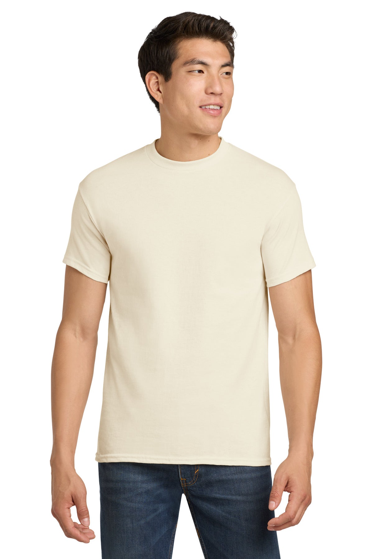 Custom Natural Heavy Cotton Cotton Tee 5000, personalized by SanCanDo Swag in Argyle, TX