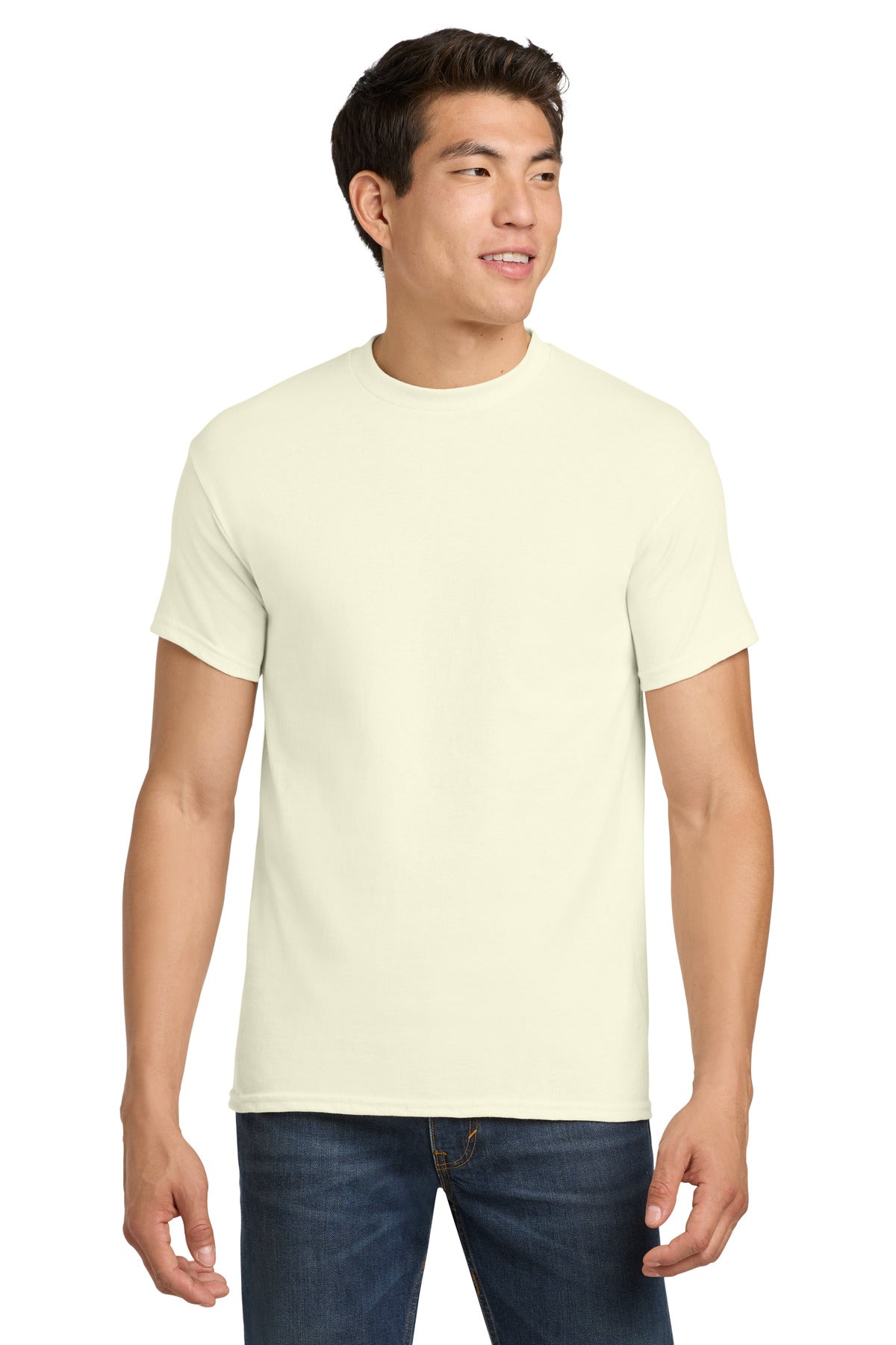 Custom Off White Heavy Cotton Cotton Tee 5000, personalized by SanCanDo Swag in Argyle, TX