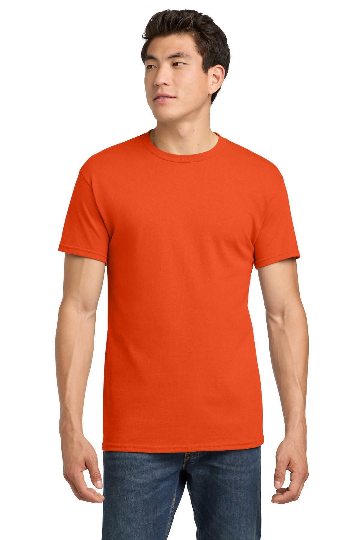 Custom Orange Heavy Cotton Cotton Tee 5000, personalized by SanCanDo Swag in Argyle, TX