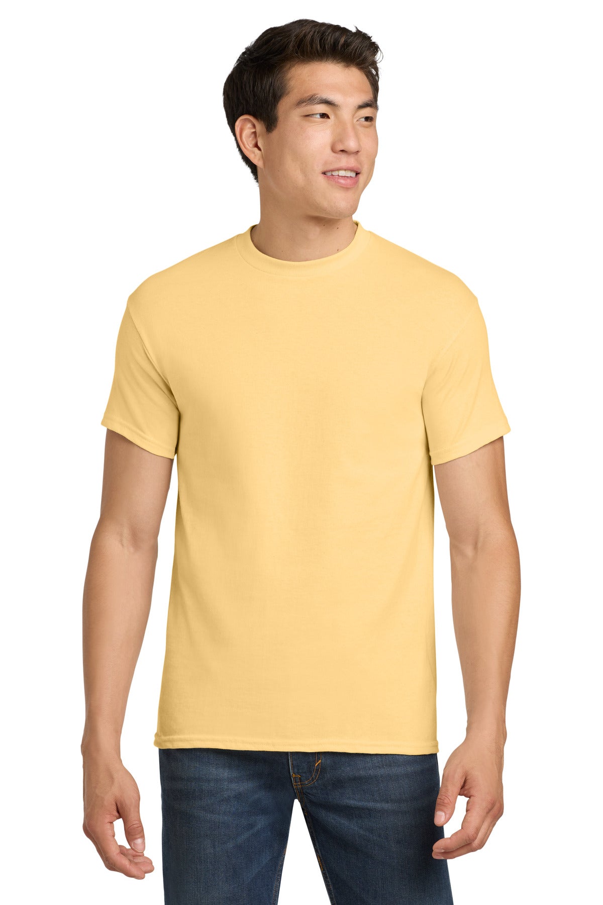 Custom Yellow Haze Heavy Cotton Cotton Tee 5000, personalized by SanCanDo Swag in Argyle, TX