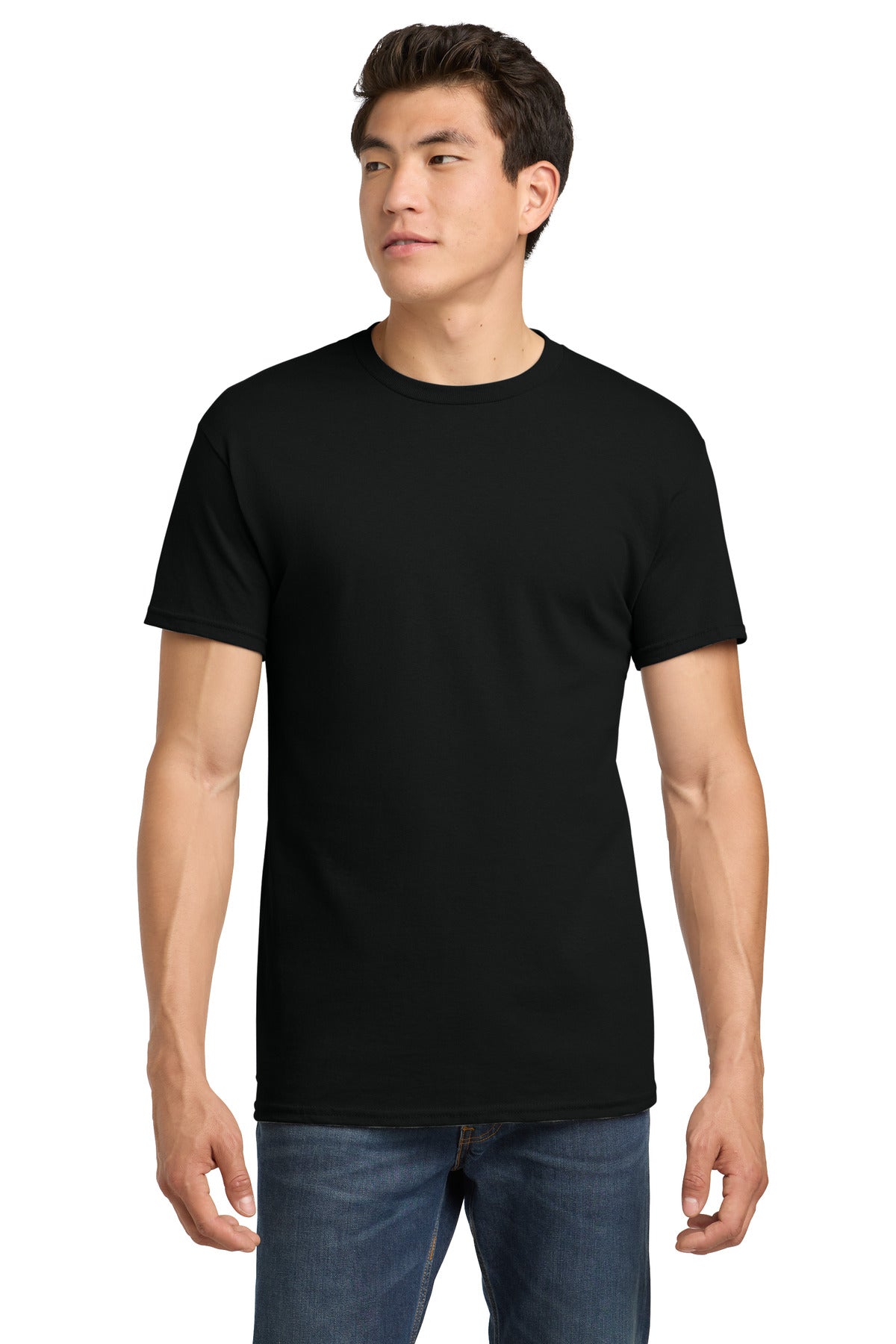 Custom Black Heavy Cotton Cotton Tee 5000, personalized by SanCanDo Swag in Argyle, TX