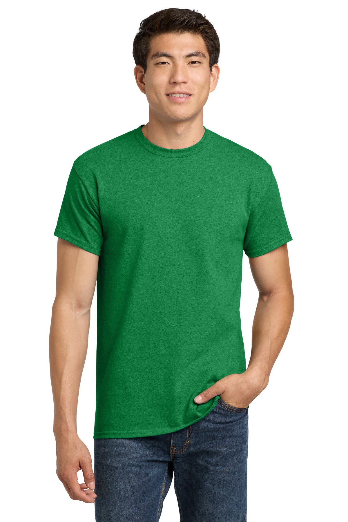 Custom Antique Irish Green Heavy Cotton Cotton Tee 5000, personalized by SanCanDo Swag in Argyle, TX