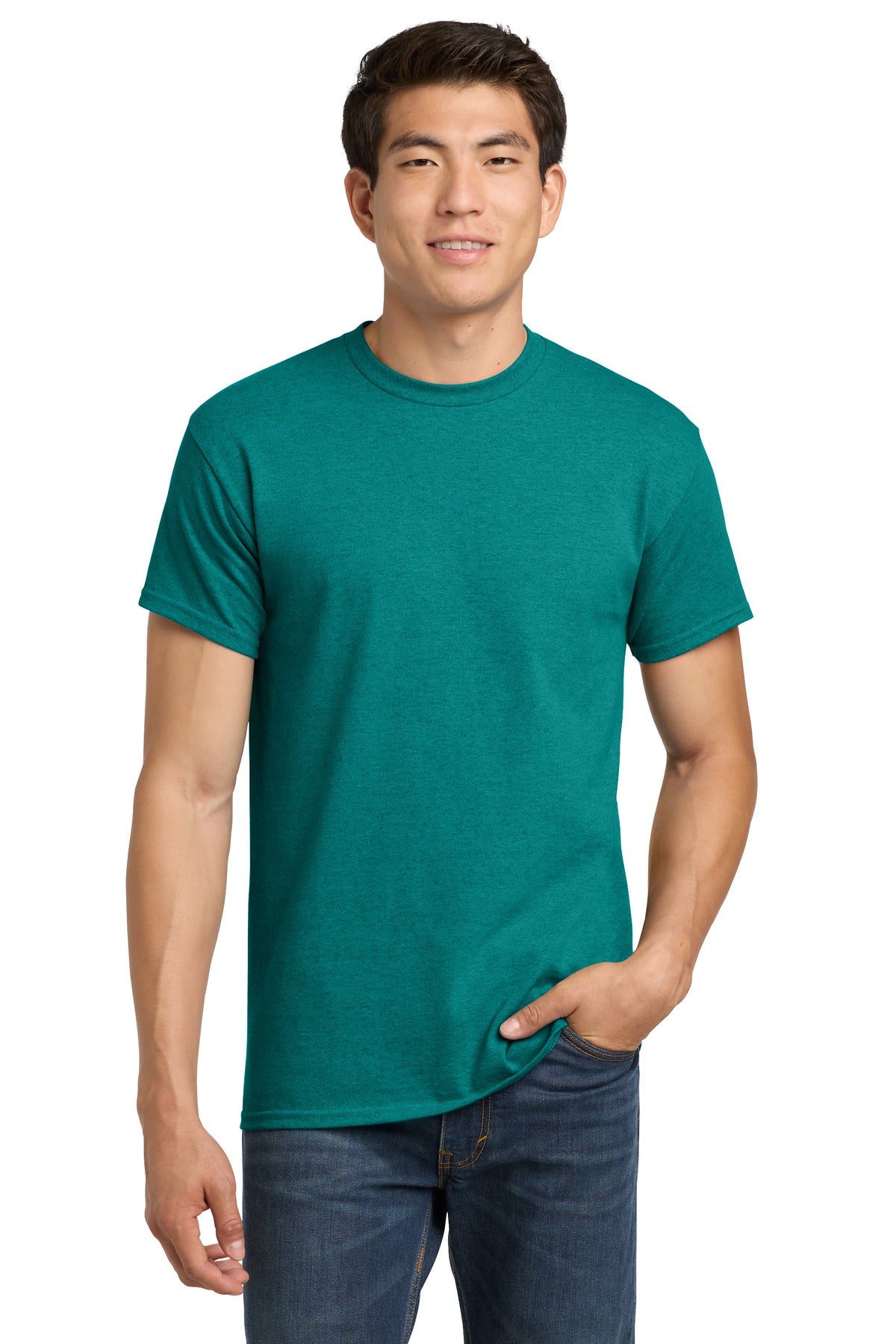 Custom Antique Jade Dome Heavy Cotton Cotton Tee 5000, personalized by SanCanDo Swag in Argyle, TX