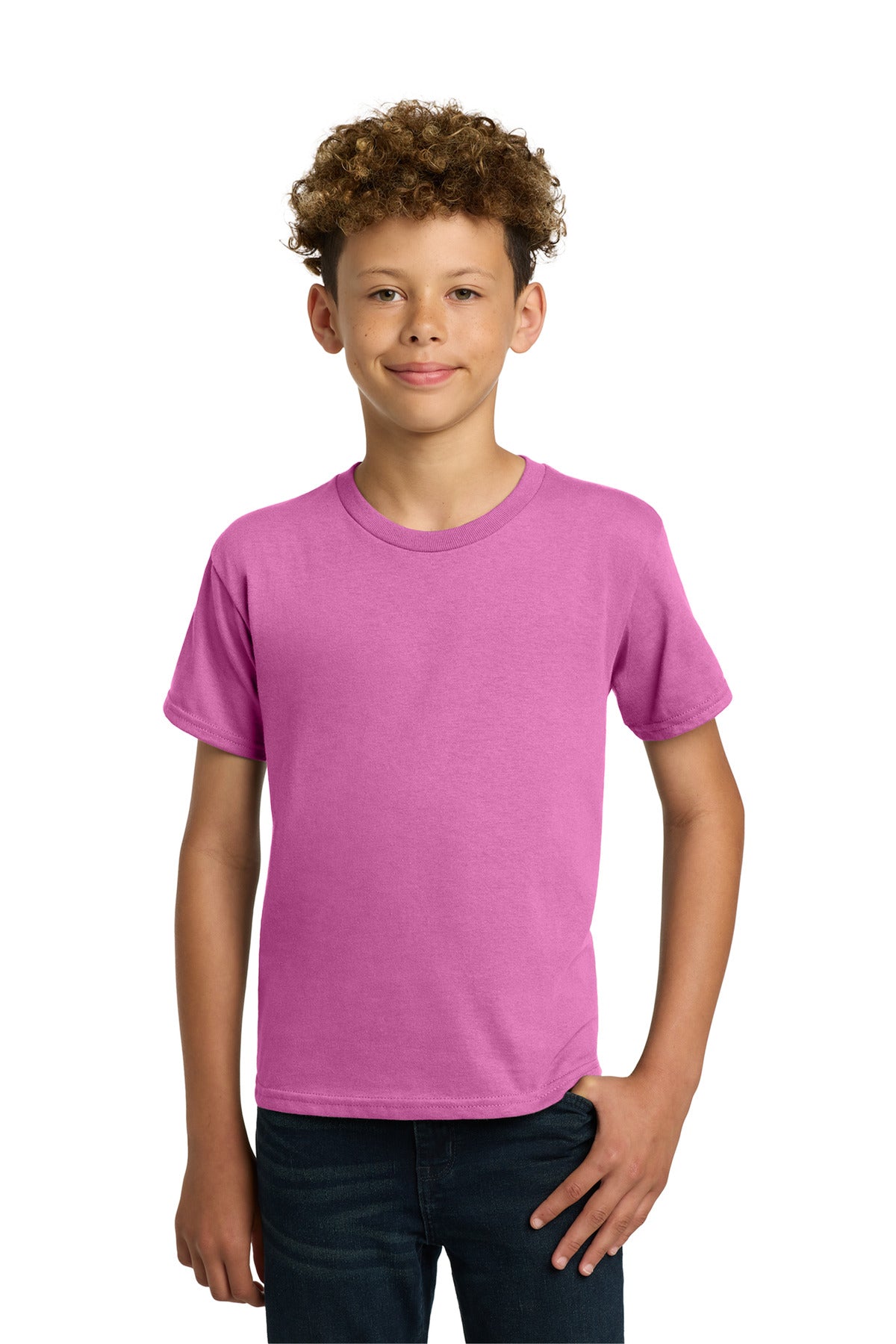 Custom Azalea Youth Heavy Cotton Cotton Tee 5000B, personalized by SanCanDo Swag in Argyle, TX