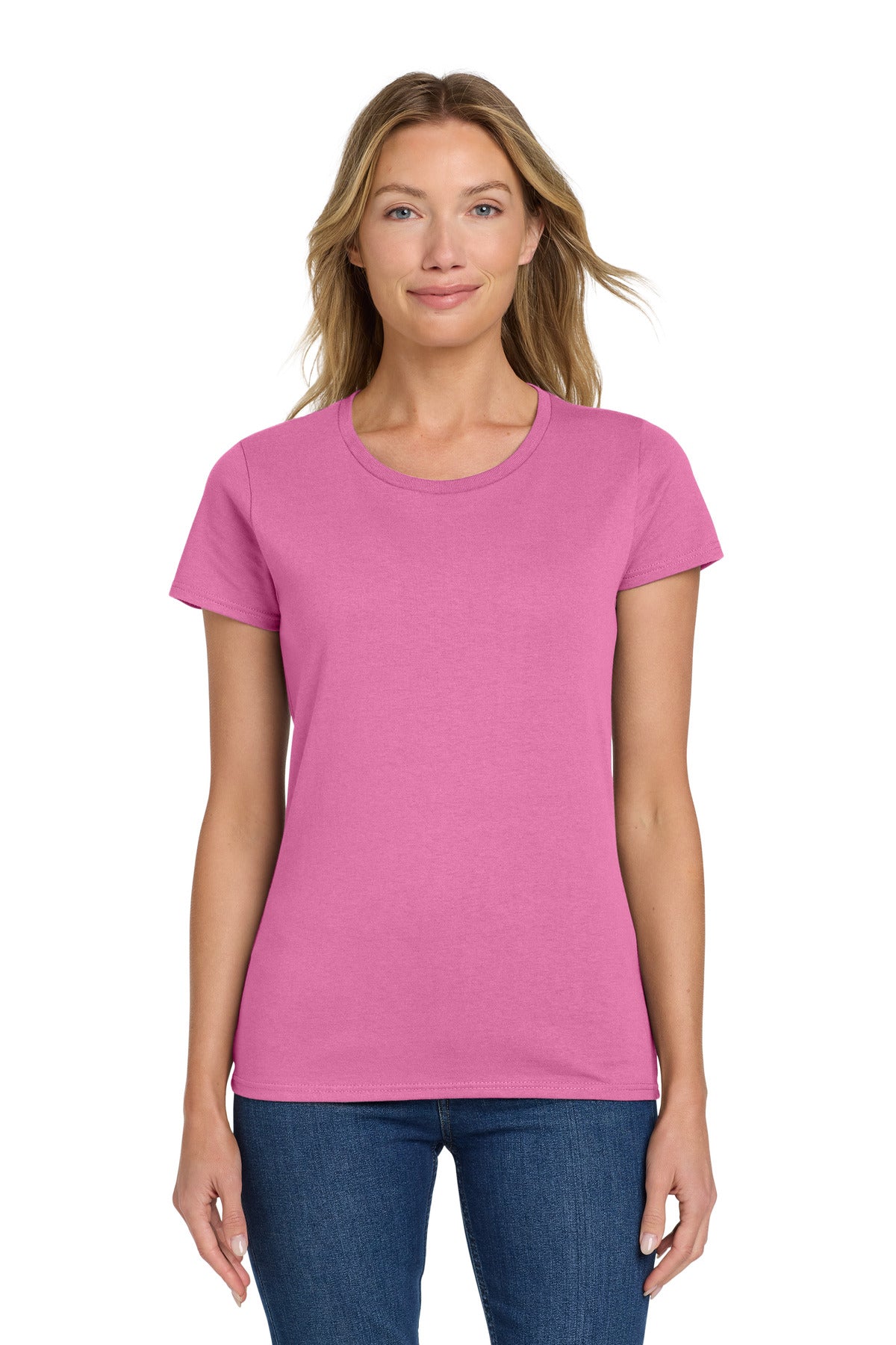 Custom Azalea Women's Heavy Cotton Cotton Tee 5000L, personalized by SanCanDo Swag in Argyle, TX