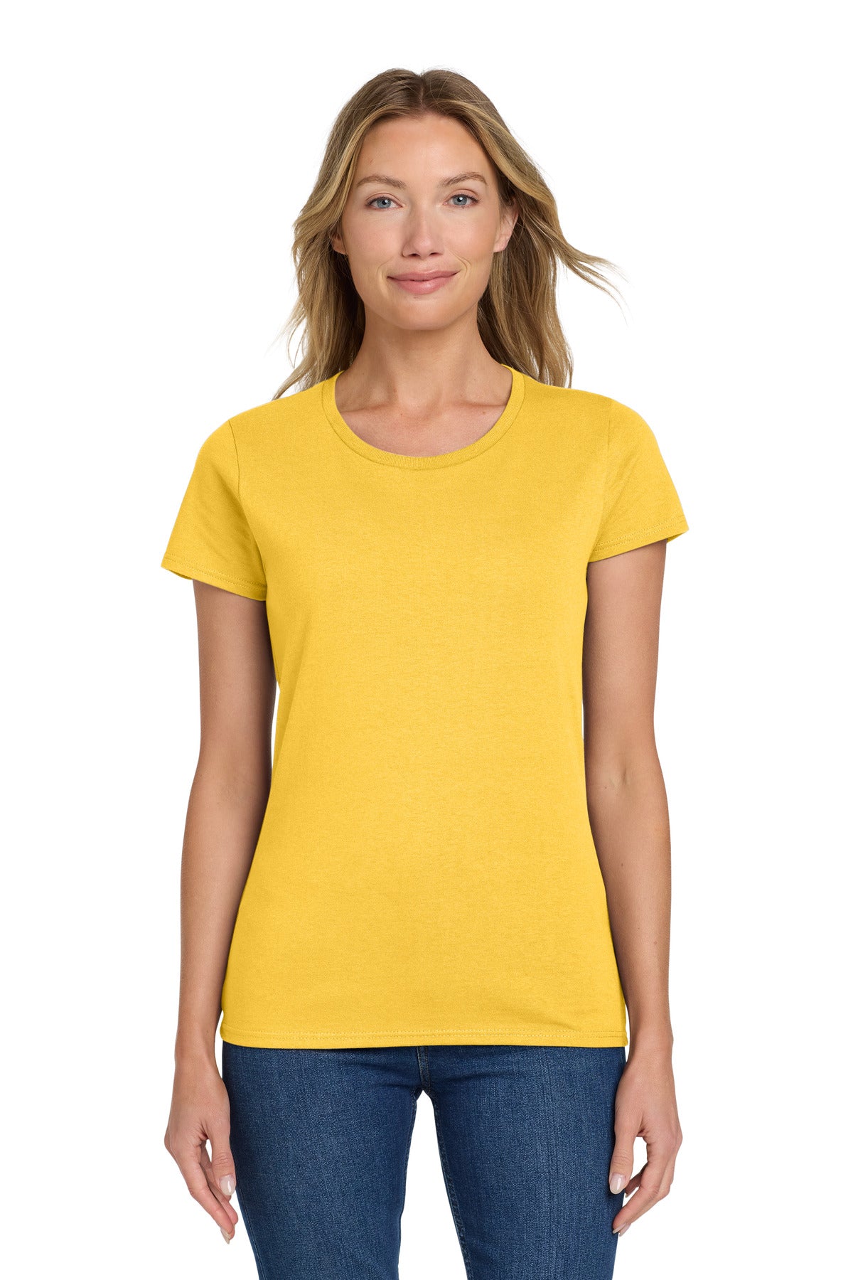 Custom Daisy Women's Heavy Cotton Cotton Tee 5000L, personalized by SanCanDo Swag in Argyle, TX