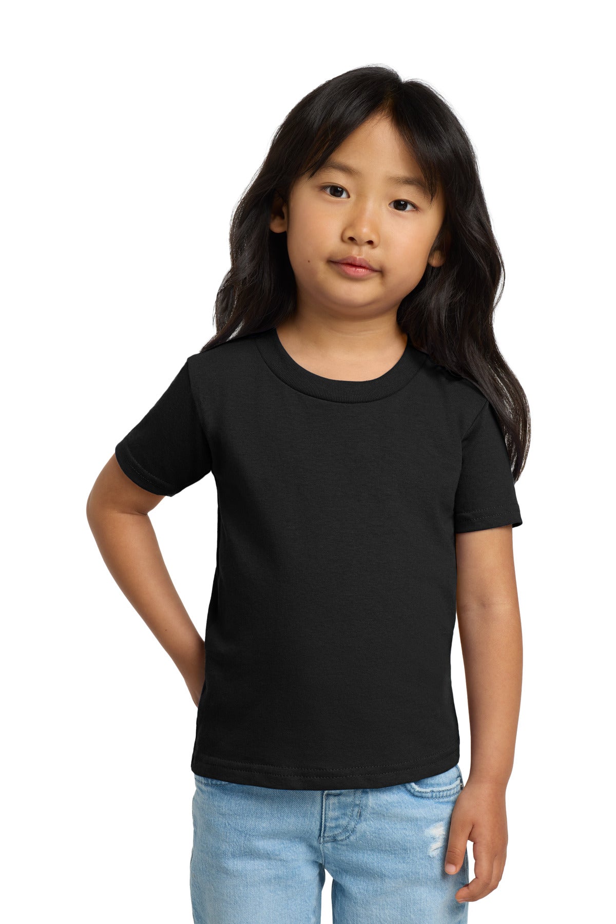 Custom Black Heavy Cotton Toddler Tee 5100P, personalized by SanCanDo Swag in Argyle, TX