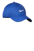 Custom Game Royal/ White Dri-FIT Swoosh Front Cap 548533, personalized by SanCanDo Swag in Argyle, TX