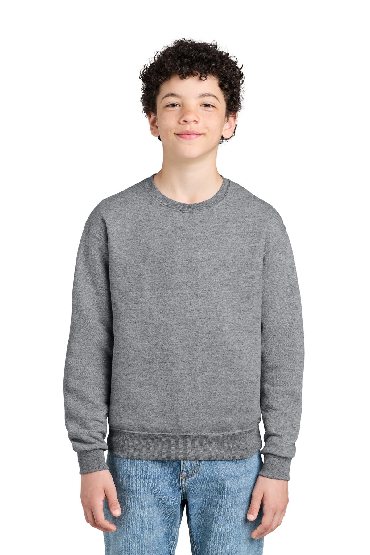 Custom Oxford Youth NuBlend Crewneck 562B, personalized by SanCanDo Swag in Argyle, TX